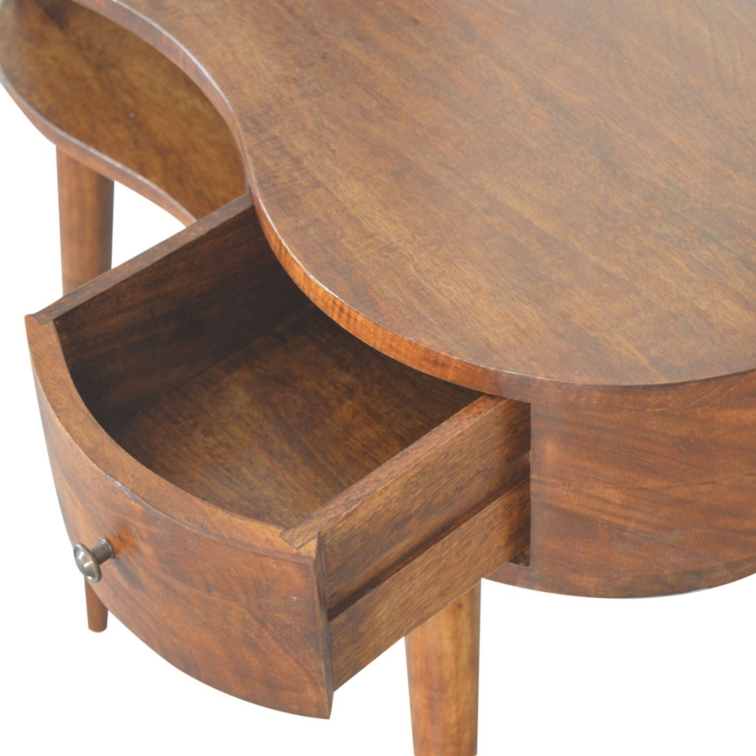 Rounded Writing Desk - Chestnut - Best Buy Furniture