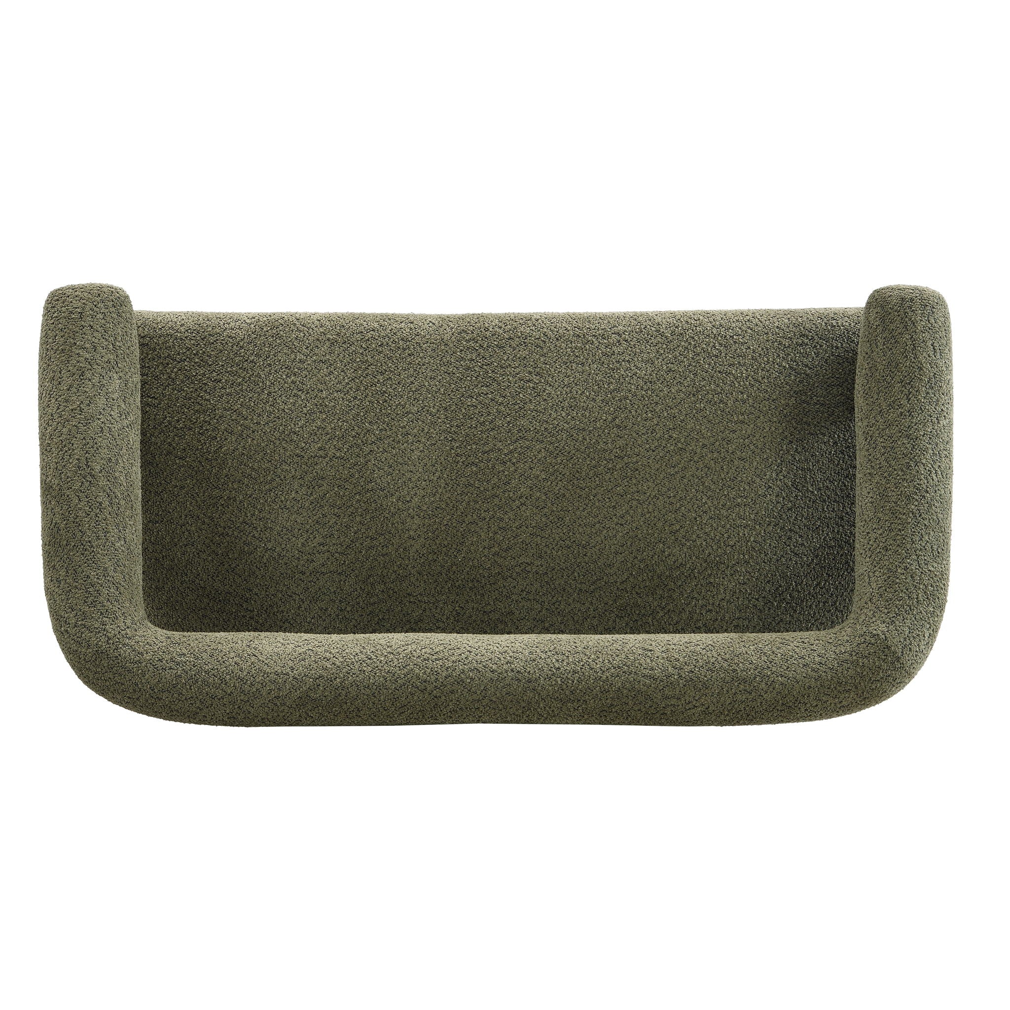 Modern Round Armrest Loveseat