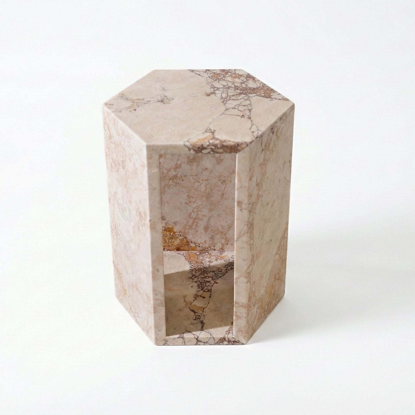 Modern Minimalist Hexagon Side Table