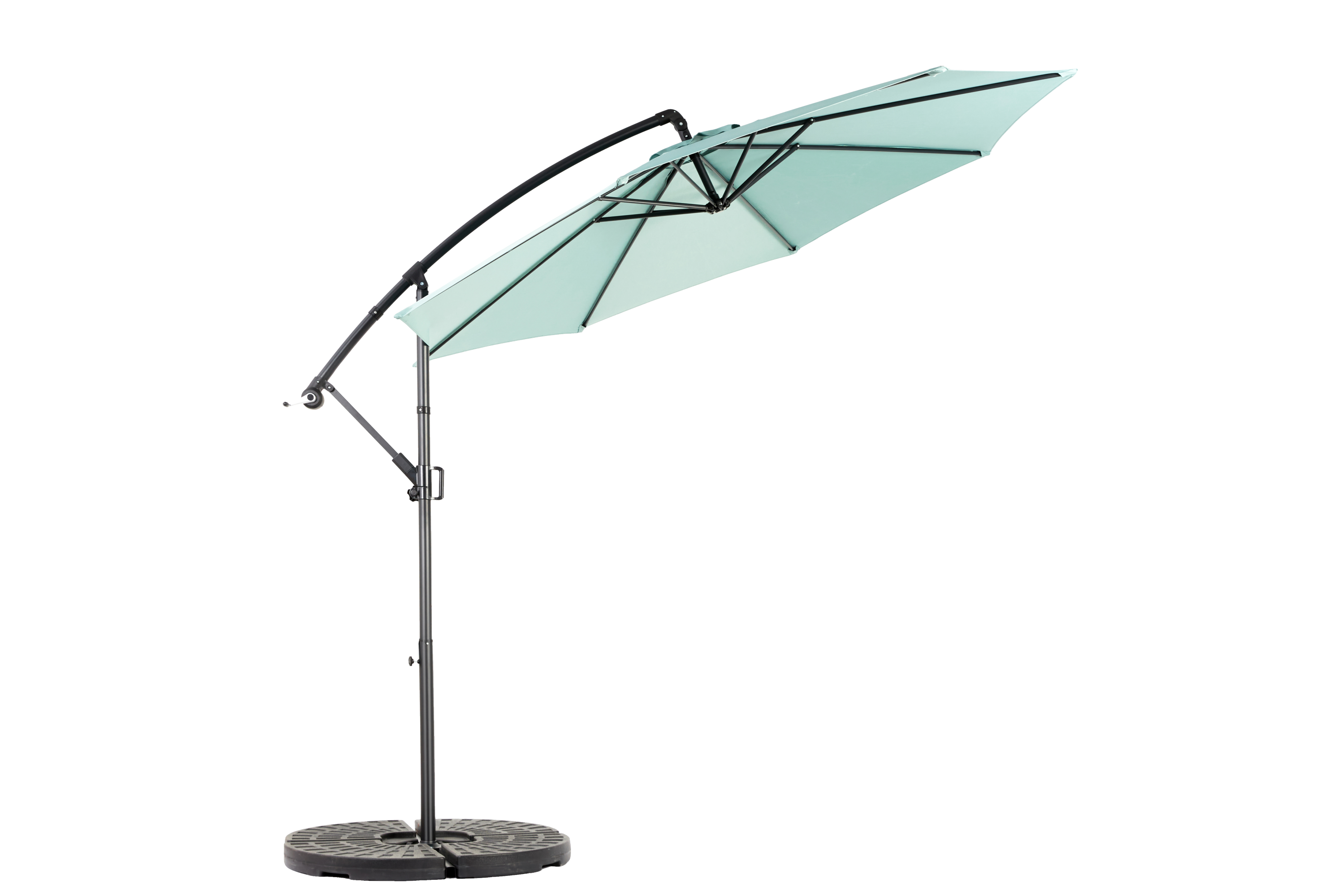 Best Choice Products 10ft Offset Hanging Market Patio Umbrella
