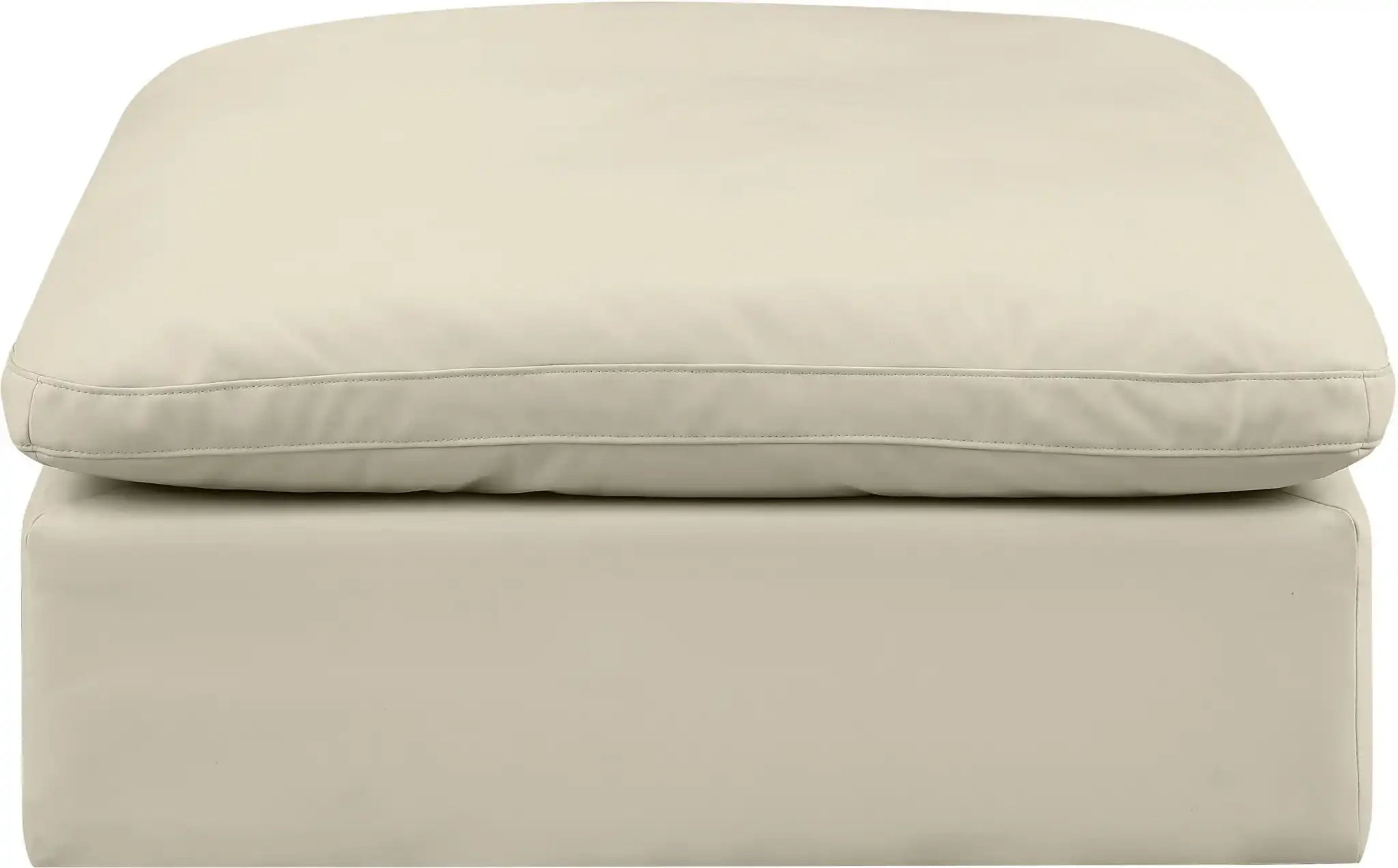 Comfy - Faux Leather Ottoman