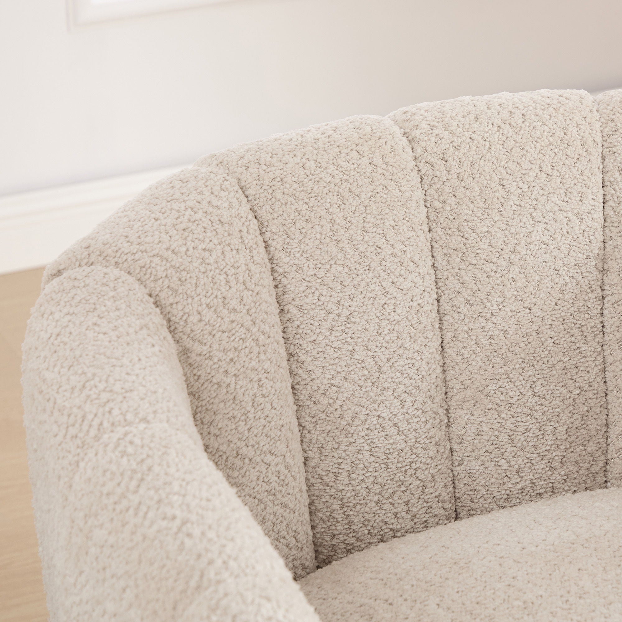 360° Swivel Upholstered Barrel Chair