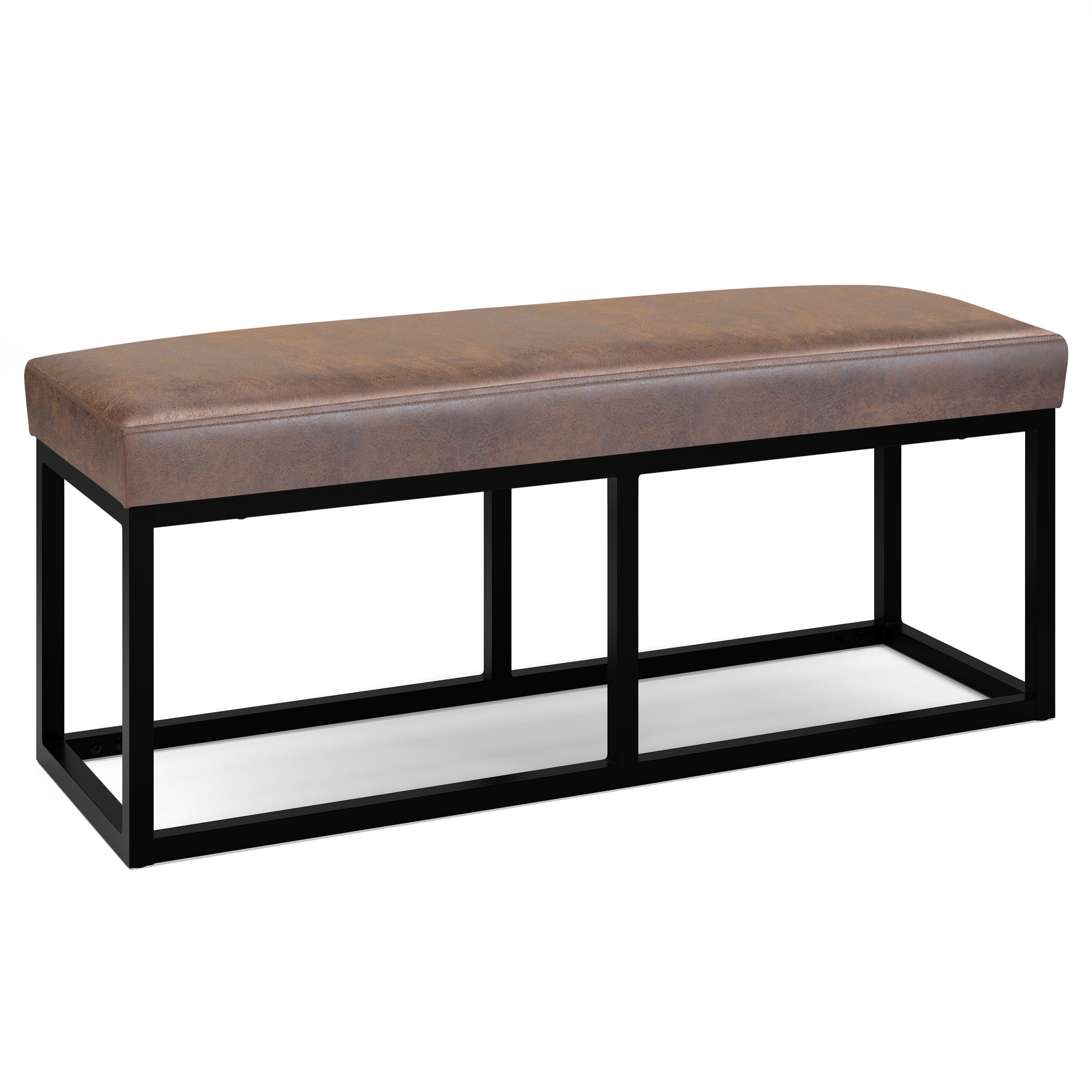 Reynolds - Bench - Distressed Chestnut Brown - Best Buy Furniture