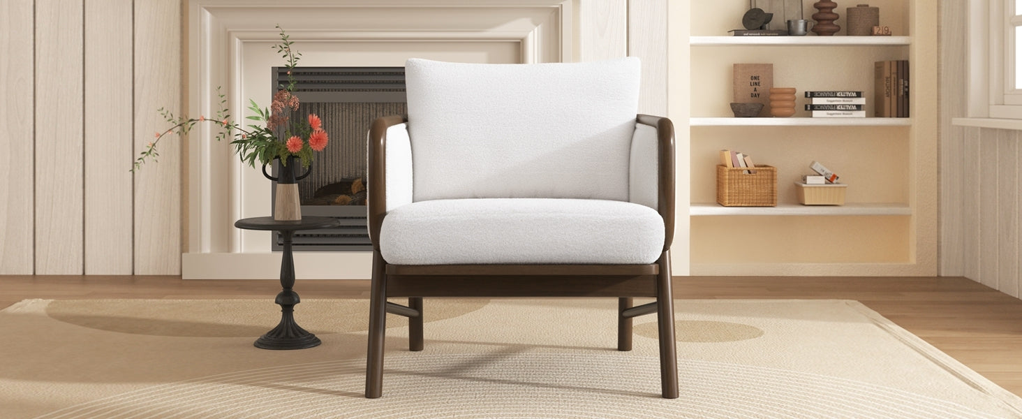 Sherpa Fabric Accent Chair - Best Buy Furniture