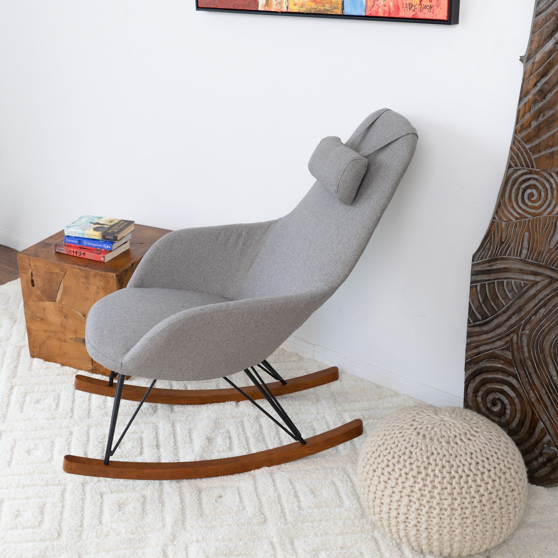 Chloe - Mid Century Modern Rocker Livingroom And Bedroom Chair - Best Buy Furniture