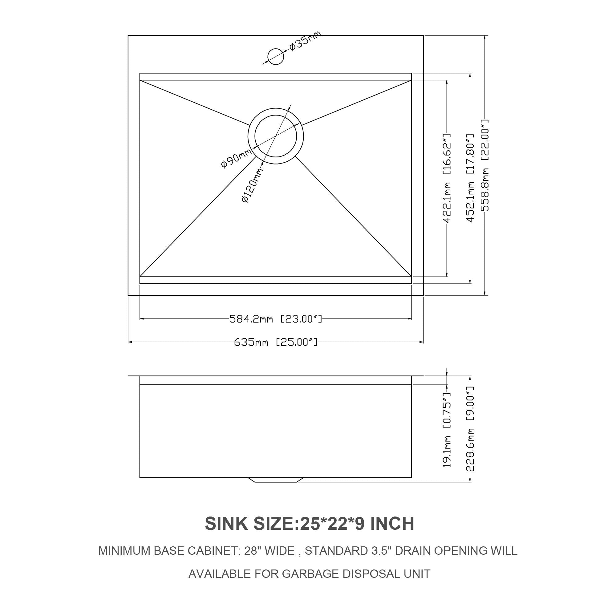 Topmount Stainless Steel Kitchen Sink With Workstation Ledge And Accessories