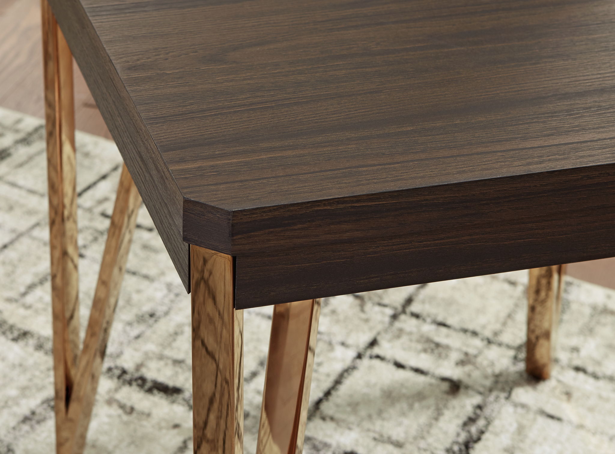 Bandyn - Occasional Table Set (Set of 3) - Brown / Champagne