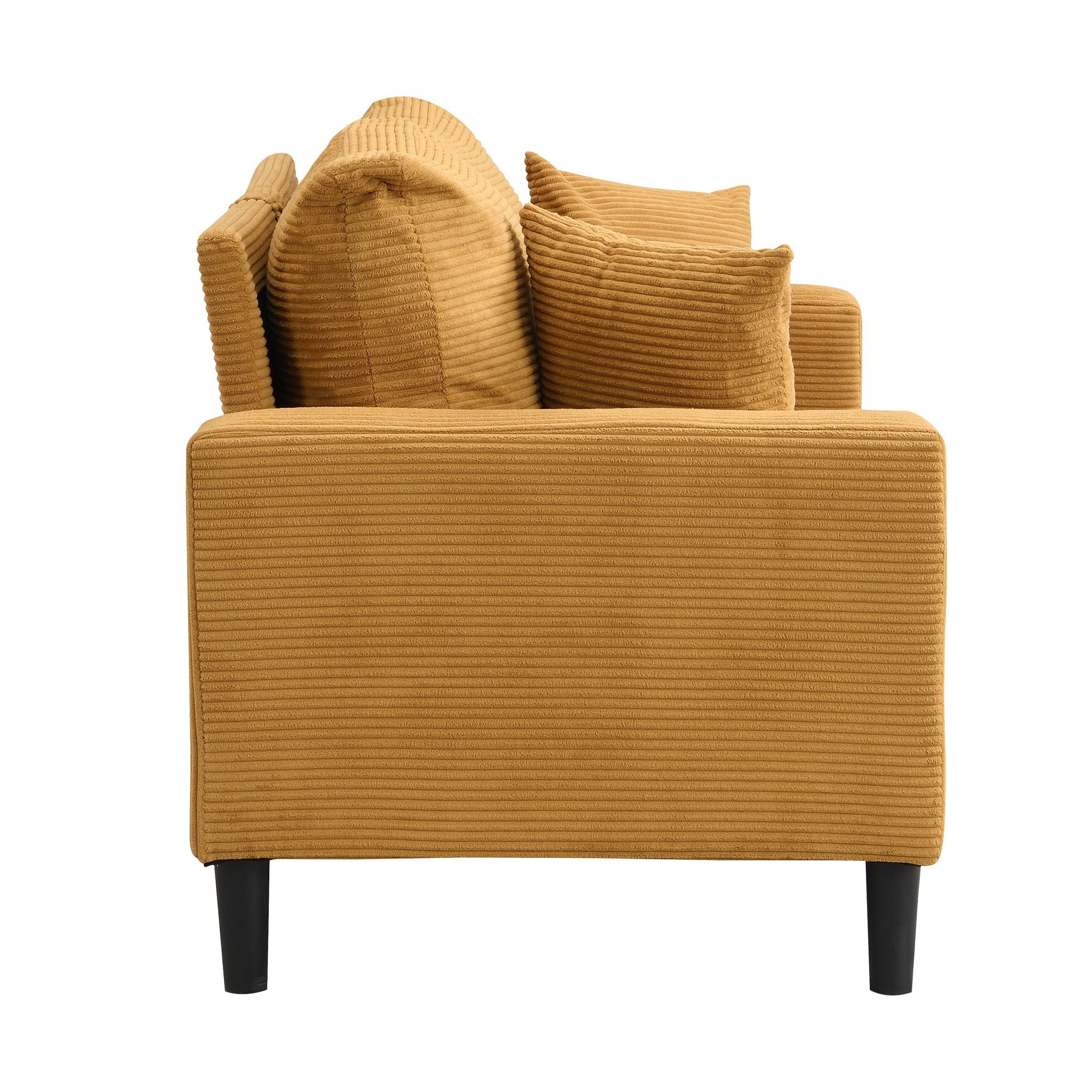 Modern Upholstered Loveseat Sofa, High Resilience