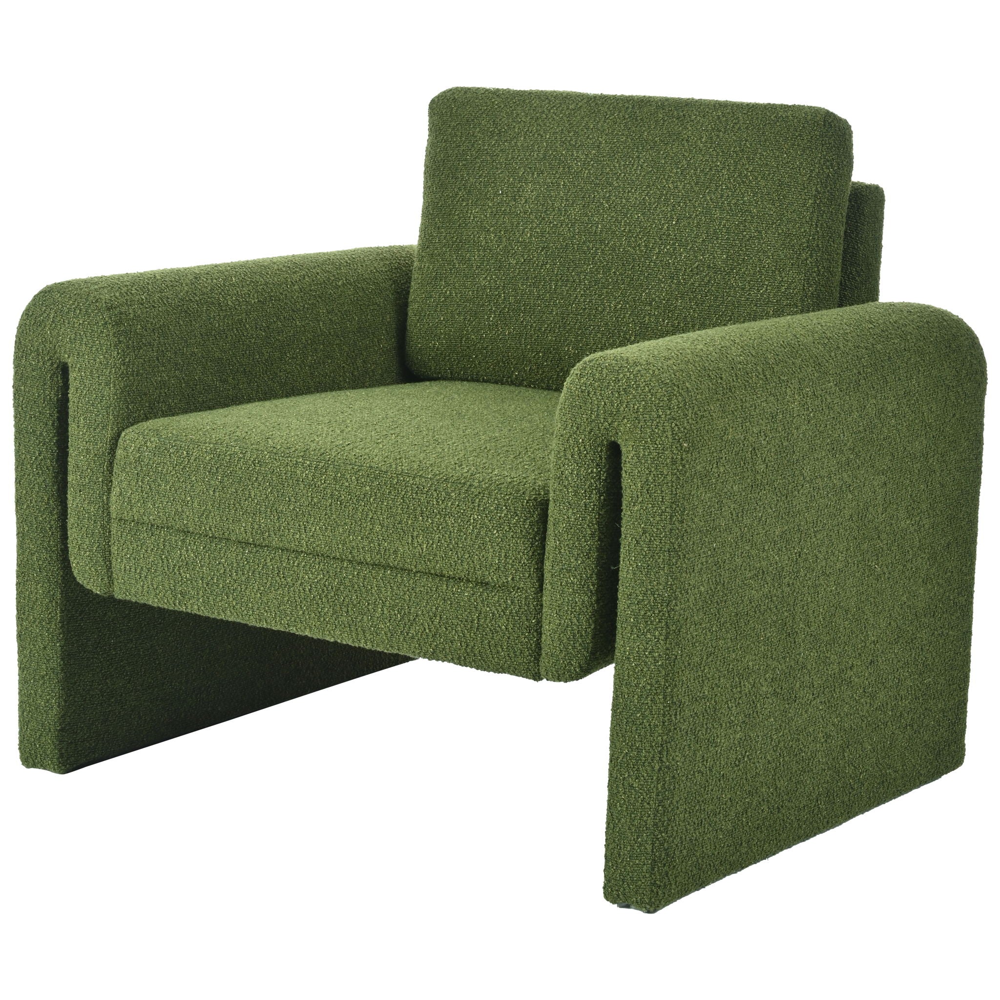 Modern Upholstered Accent Chair, Sturdy Support & Luxurious Comfort
