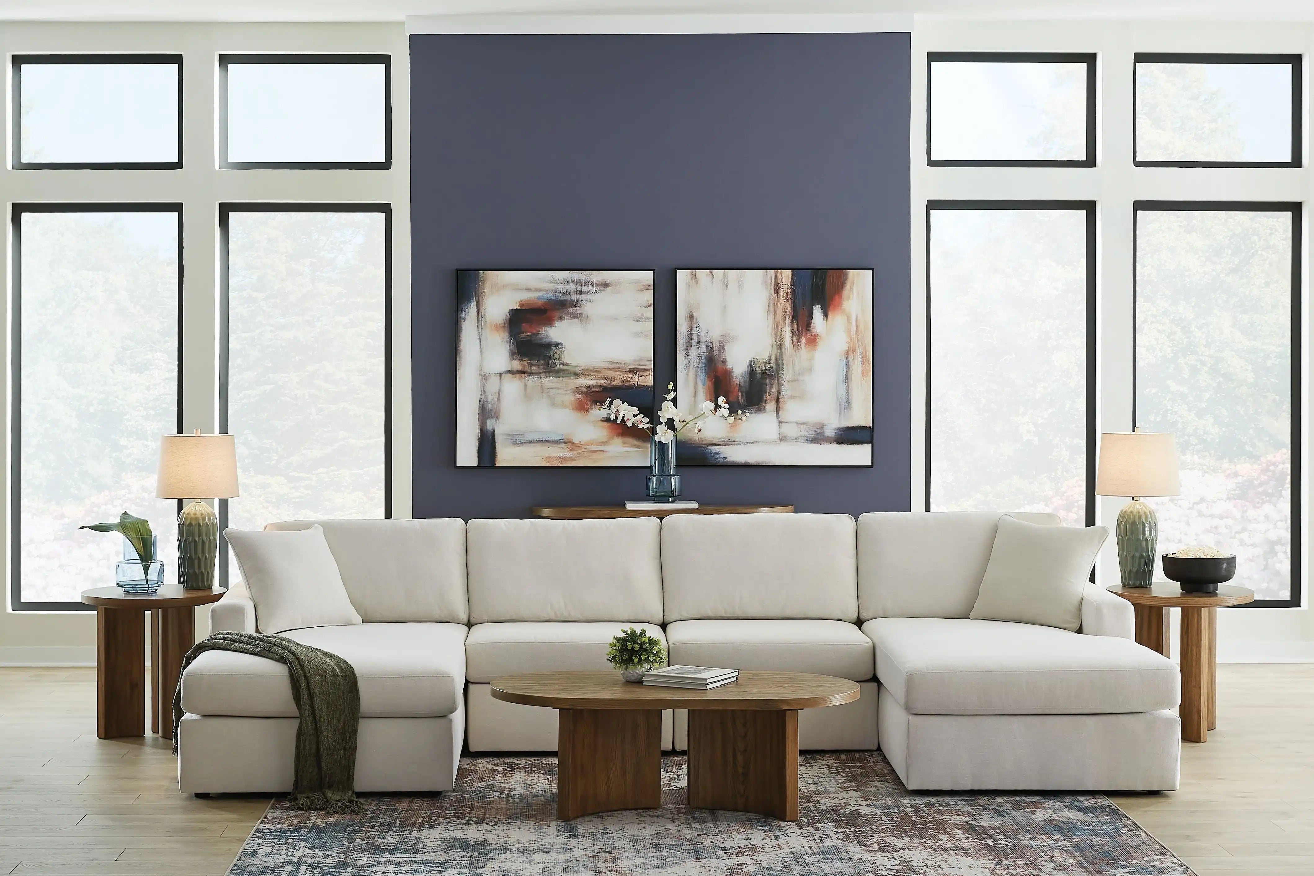 Modmax - Oyster - Sectional