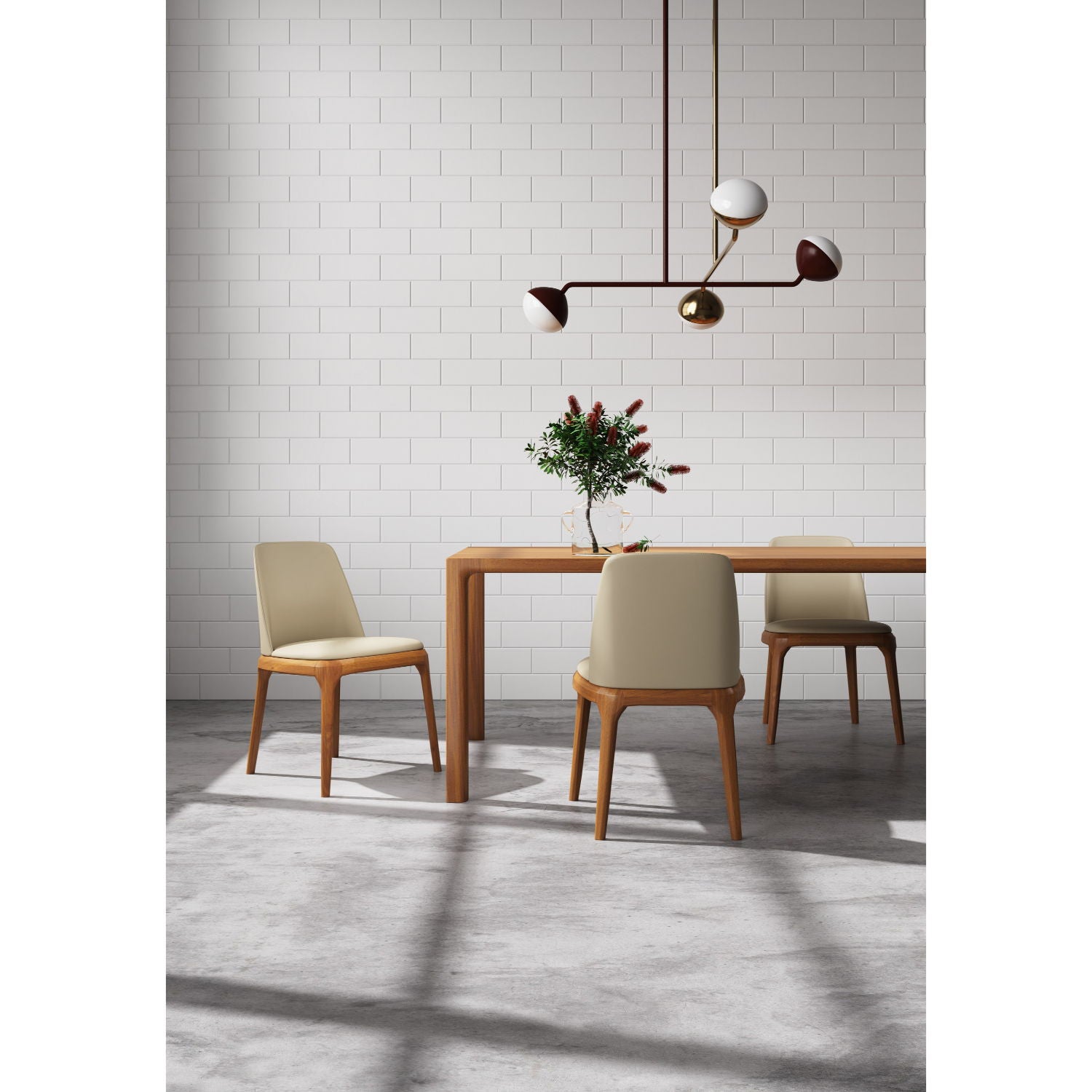 Courding - Dining Chair - Tan