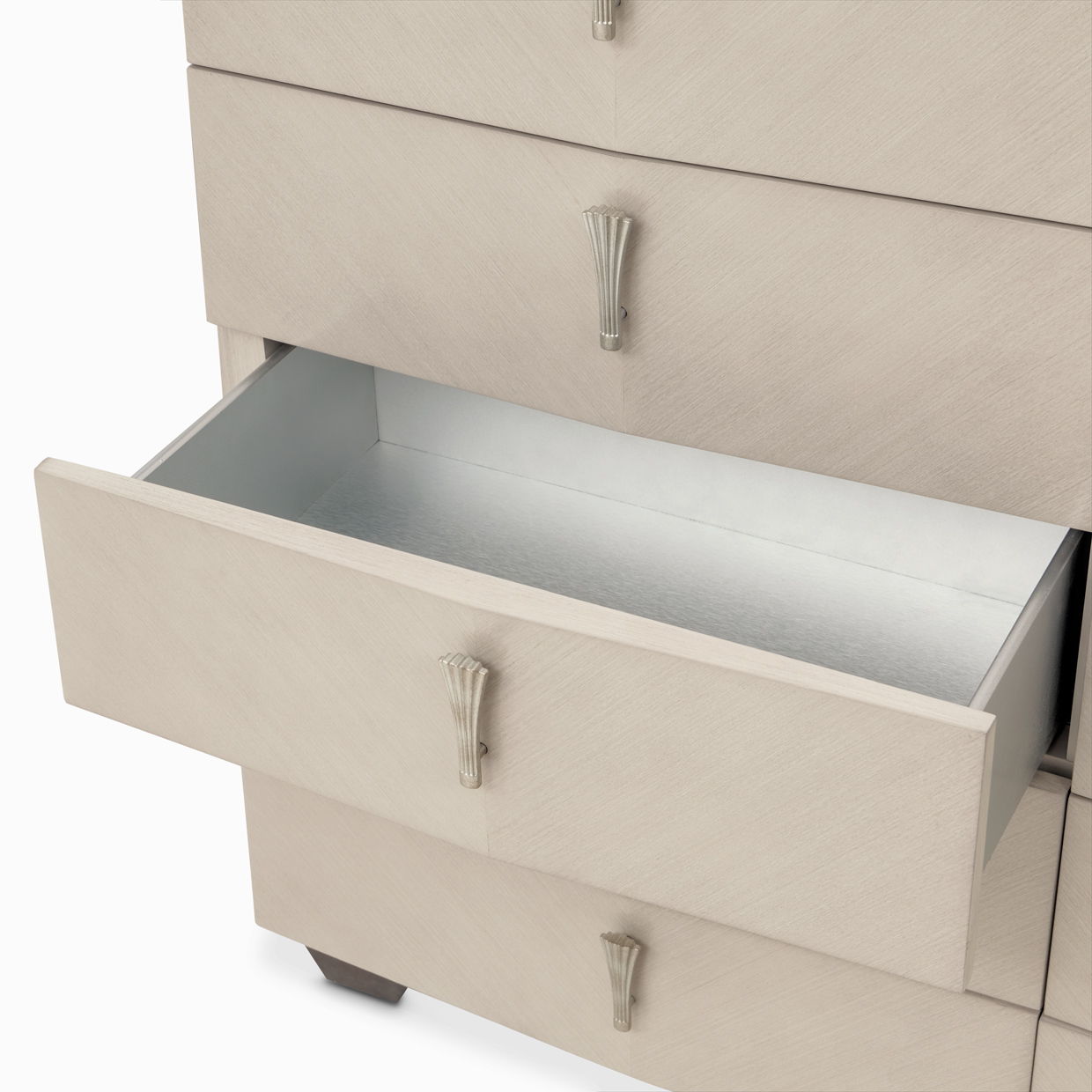 Fantosini - 10-Drawer Mule Chest - Silver Mist
