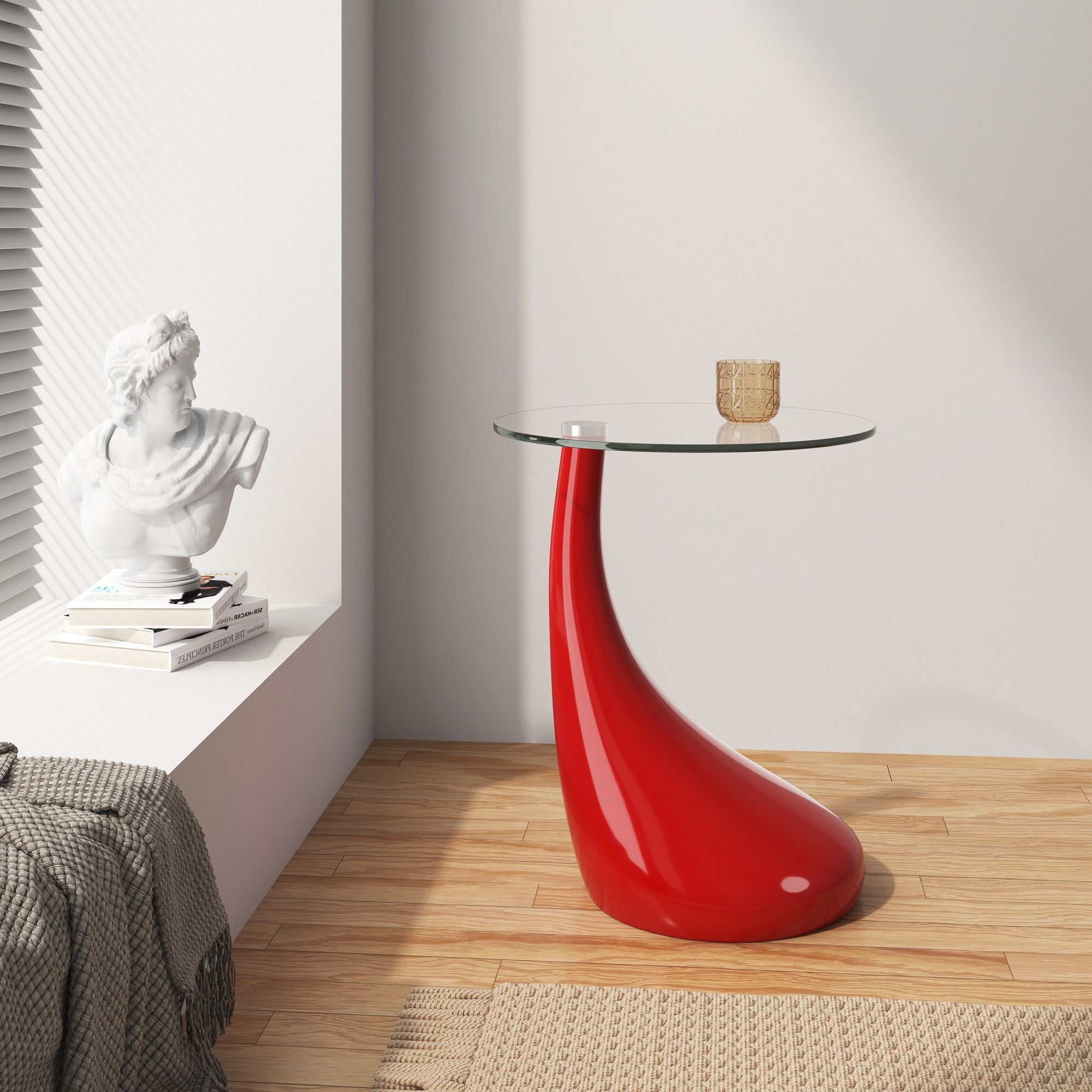Lava - Accent Table With Curved Base