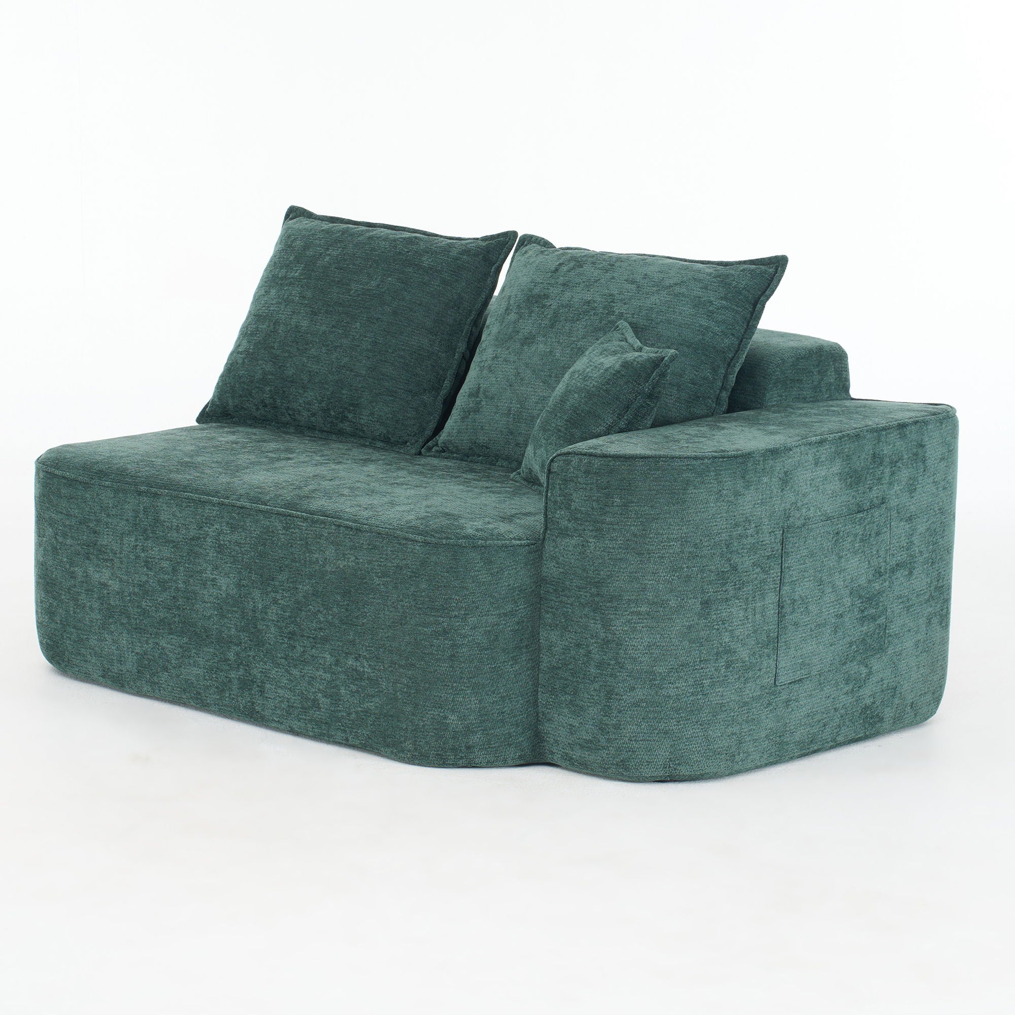 L-Shaped Sectional Sofa Couch With Chaise, Extra Deep Seats