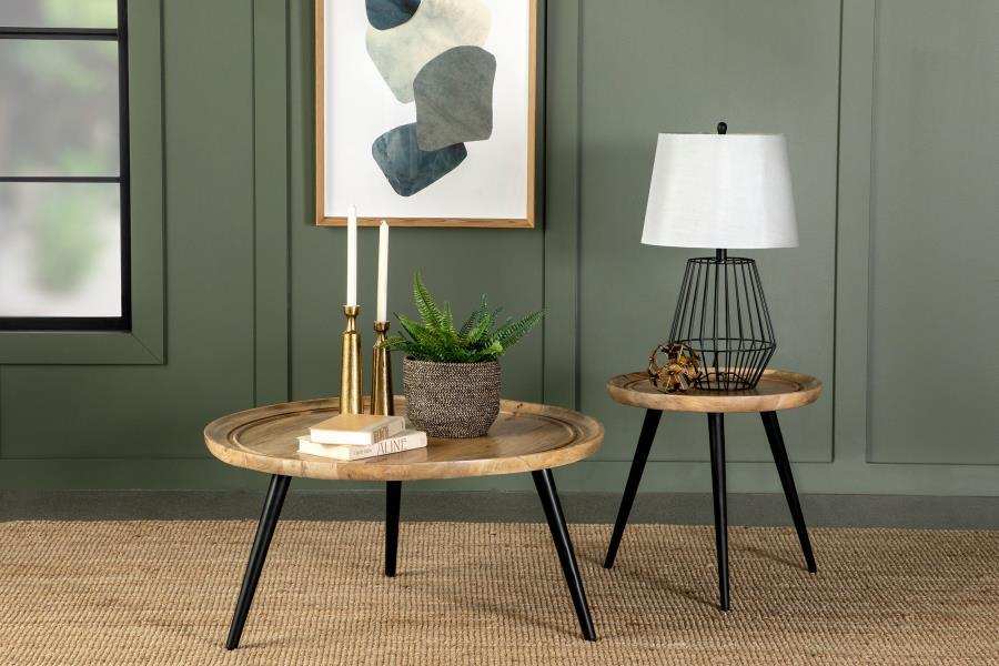 Zoe - Mango Wood Coffee Table Set