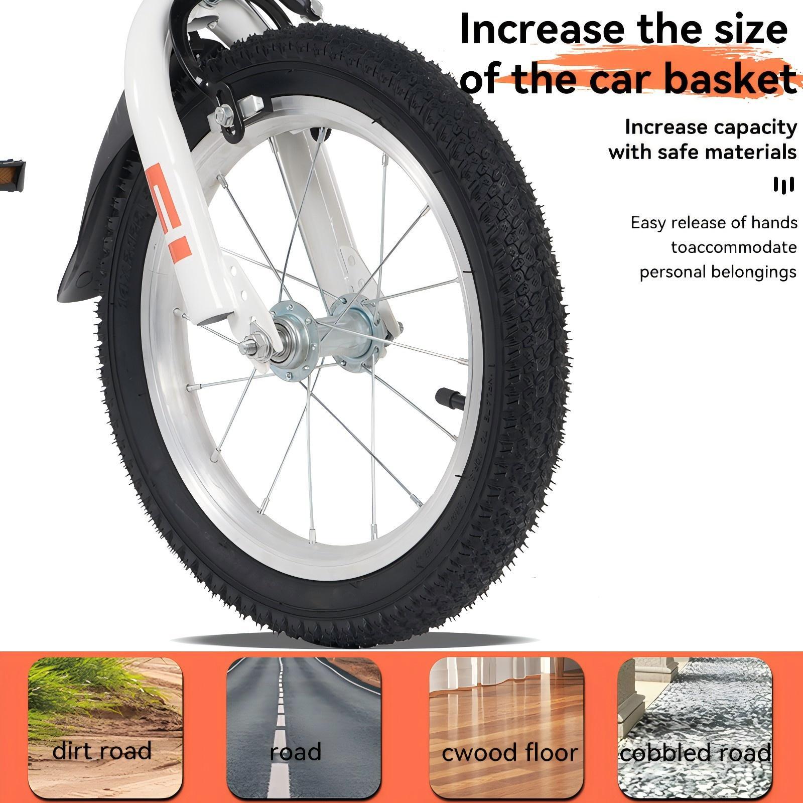 Fkznpj - 16" Sporty Kids Bike With Training Wheels And Stand Adjustable Saddle Suitable For Boys And Girls Aged 4 - 8 Years Tall Height 41 - 46" Available In A Variety Of Colors - Best Buy Furniture