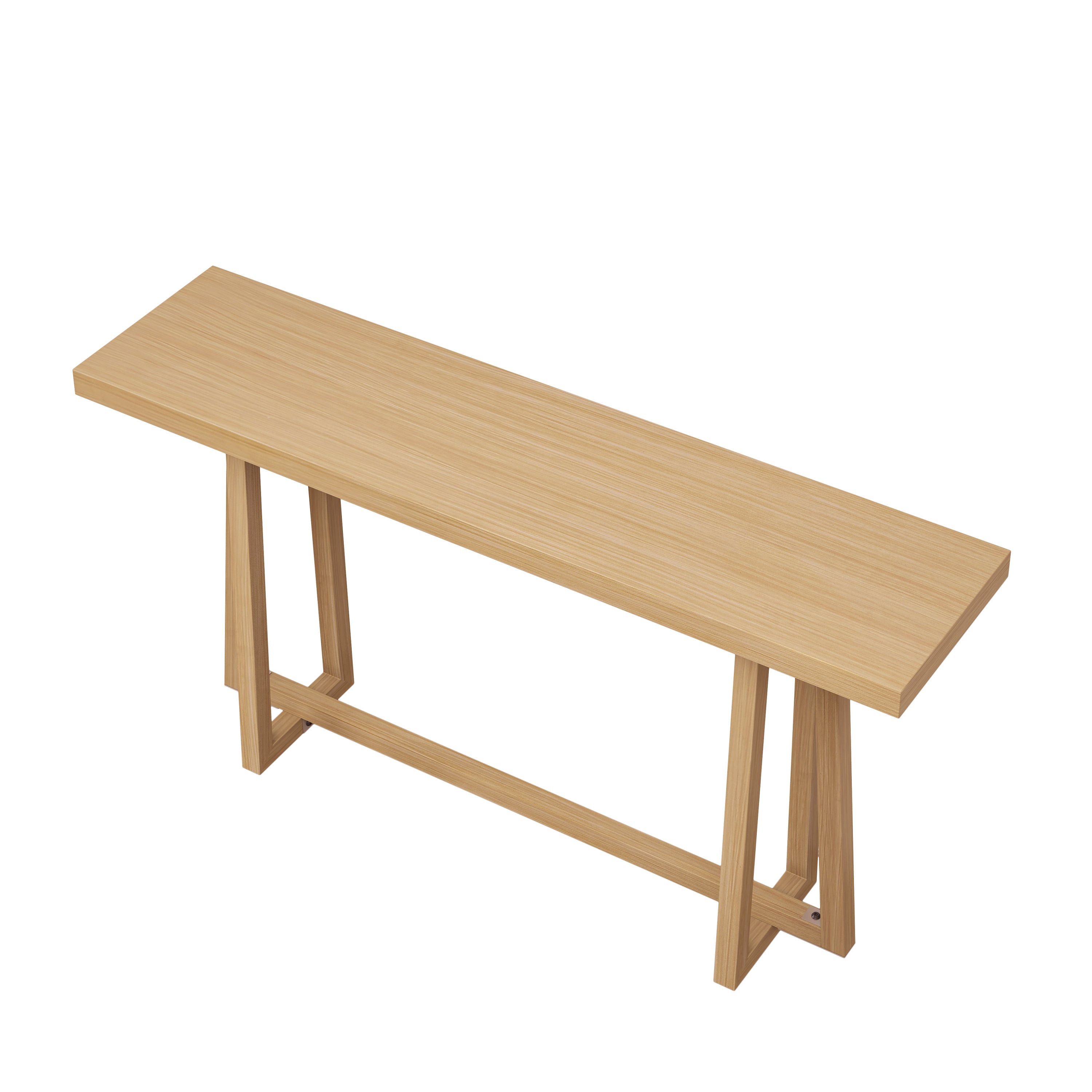59.84'' Console Table - Natural Finish