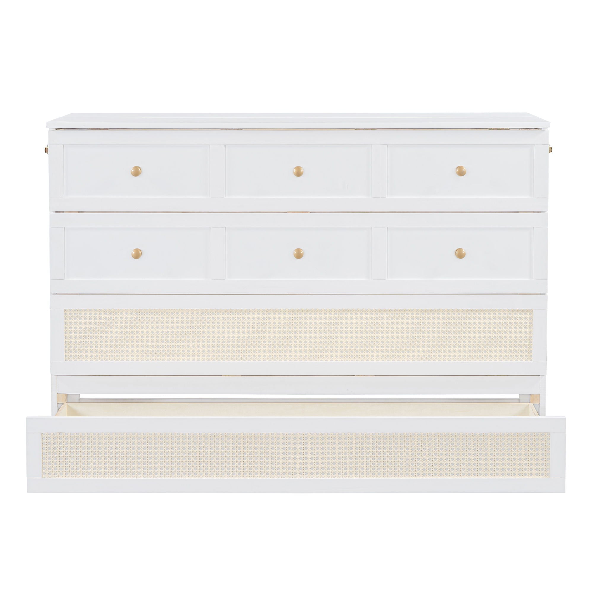 Murphy Bed With Large Drawers, Space Saving Design