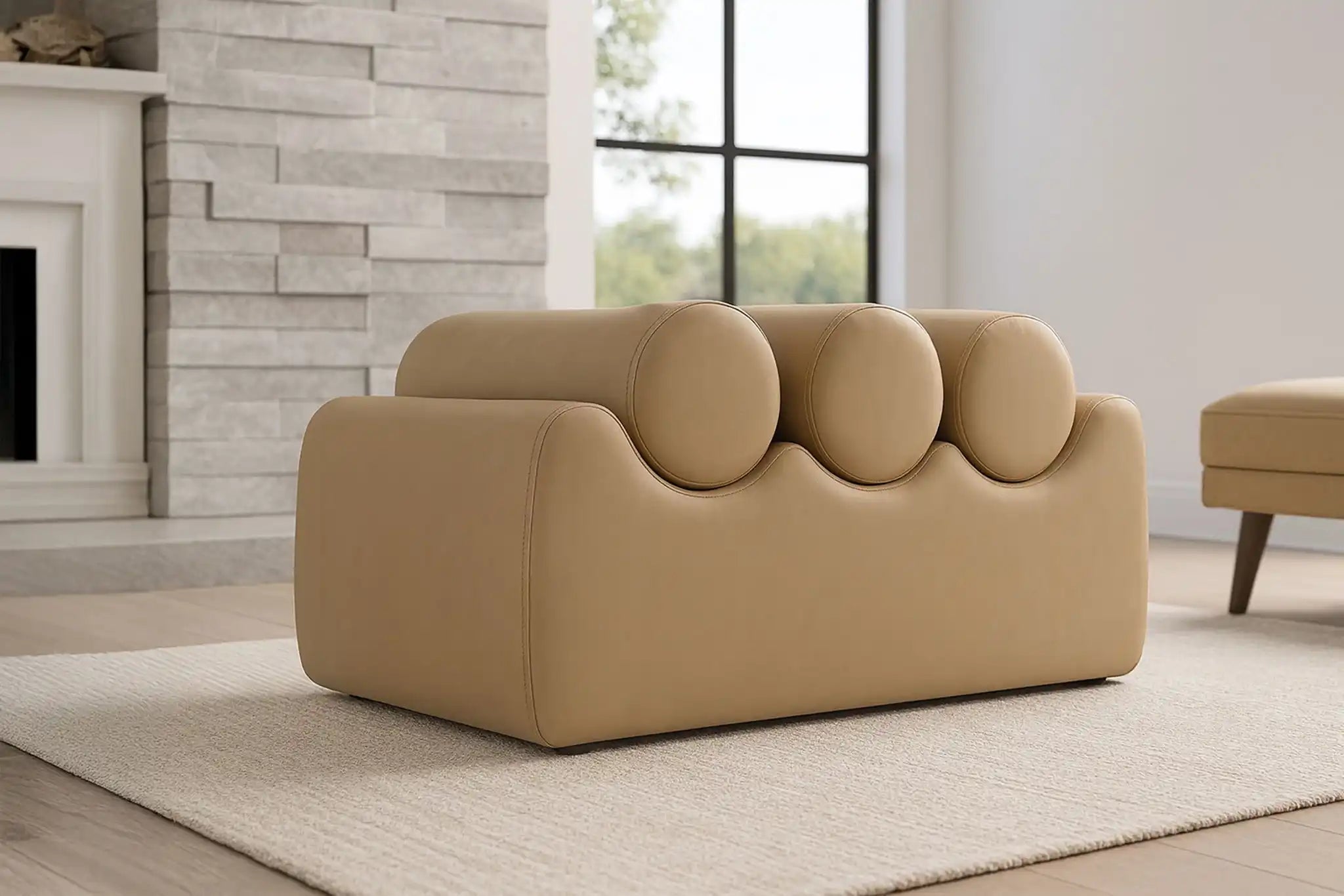 Rumble - Faux Leather Bench