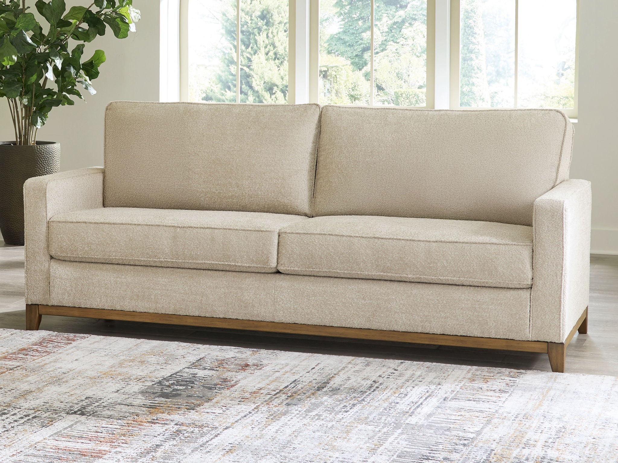 Arendale - Desert - Sofa With Dark Cushions