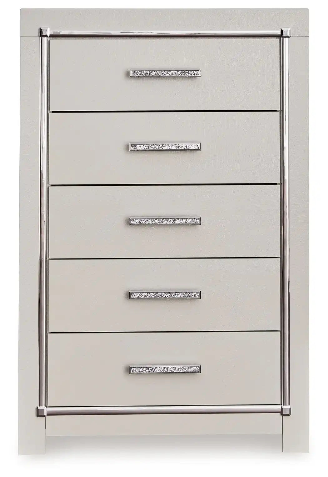Zyniden - Silver - Five Drawer Chest