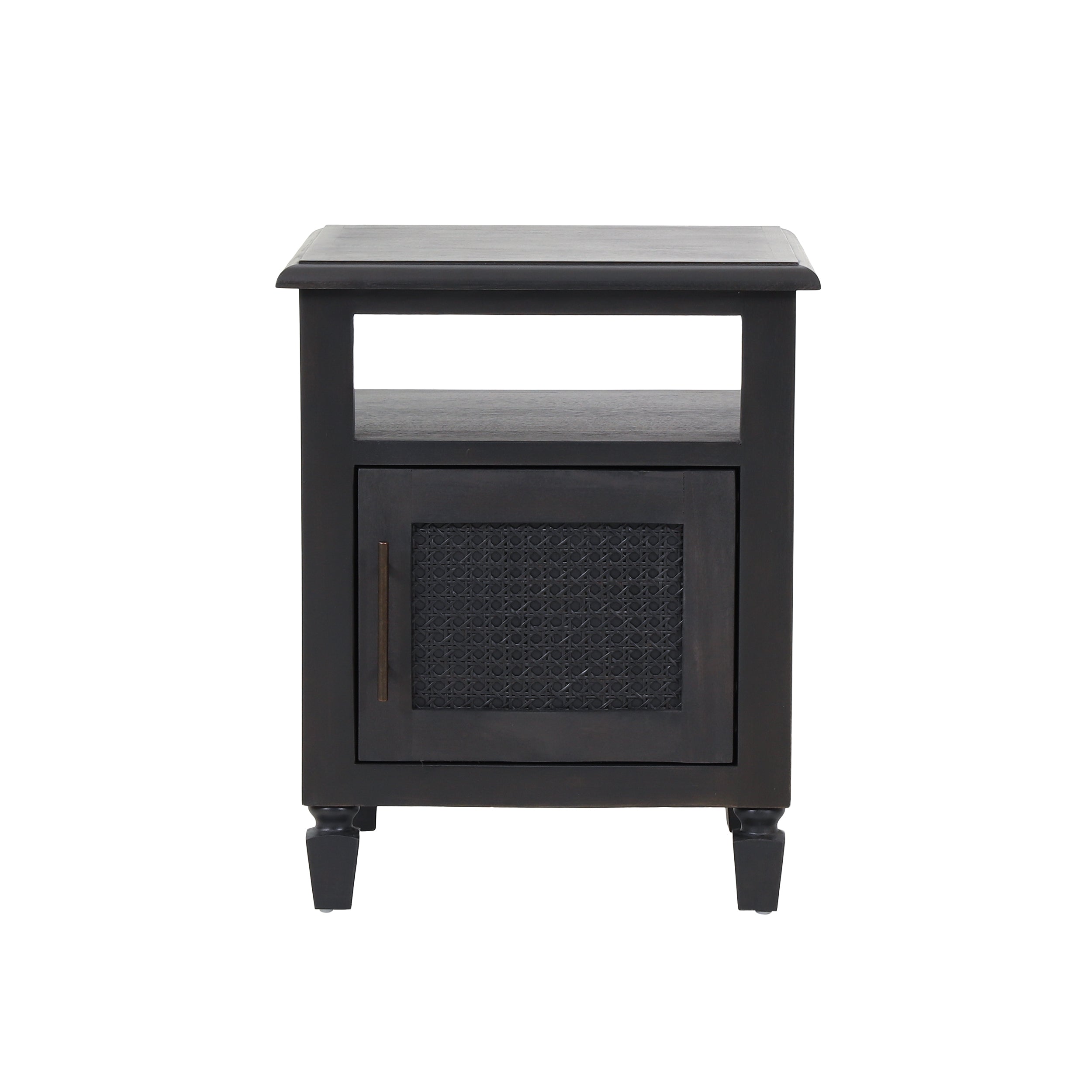 Black Classic Nightstand
