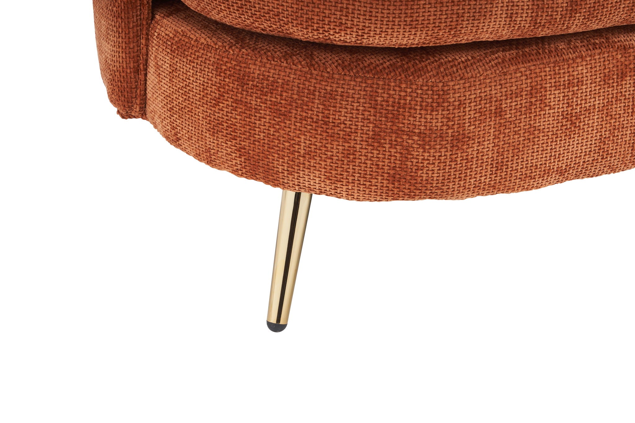 Loveseat Sofa, Upholstered Couch With Metal Legs
