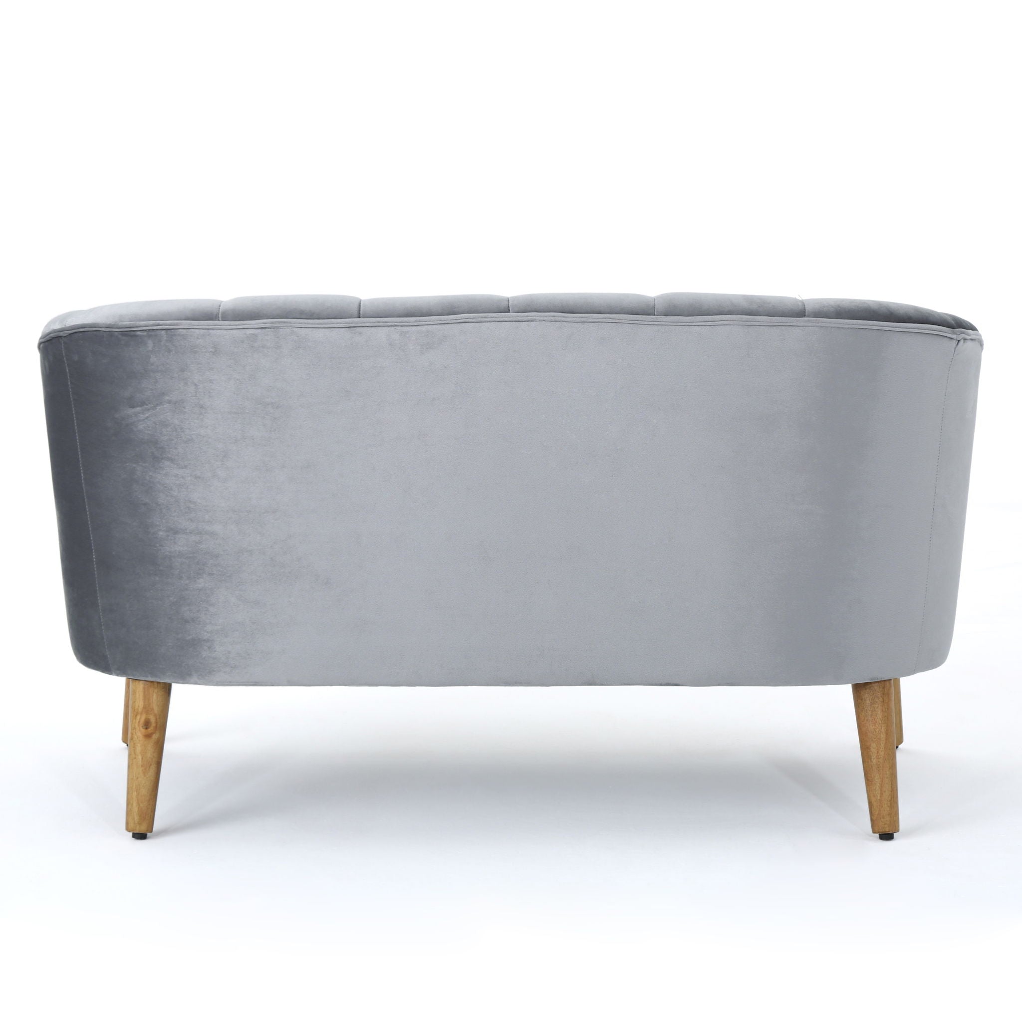 Modern Classic Shell Backed Loveseat