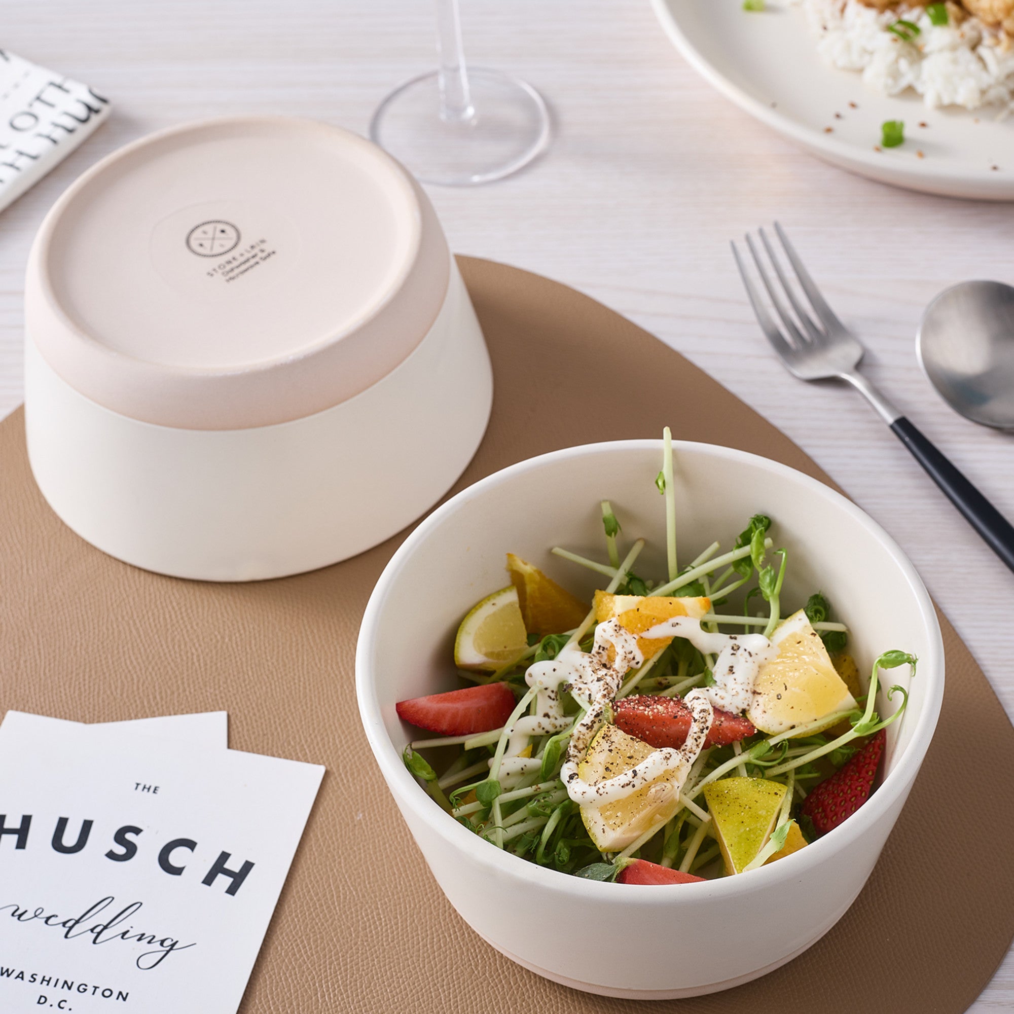 Jules Stoneware Dinnerware Set - White