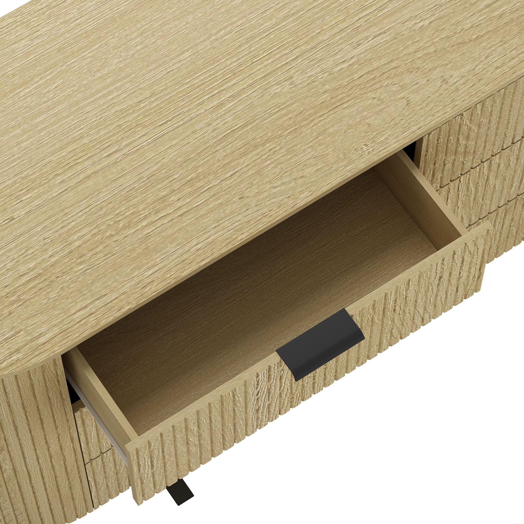 Olivia Modern 60" Double Dresser with 6 Drawers