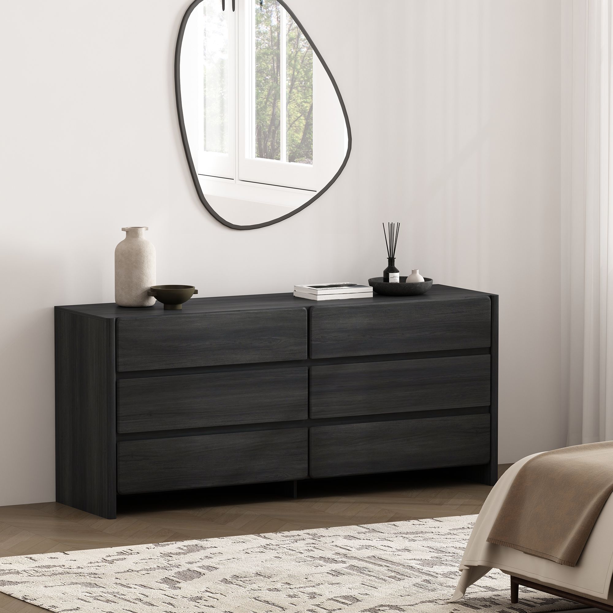 Linda Modern 72" Double Wide Dresser