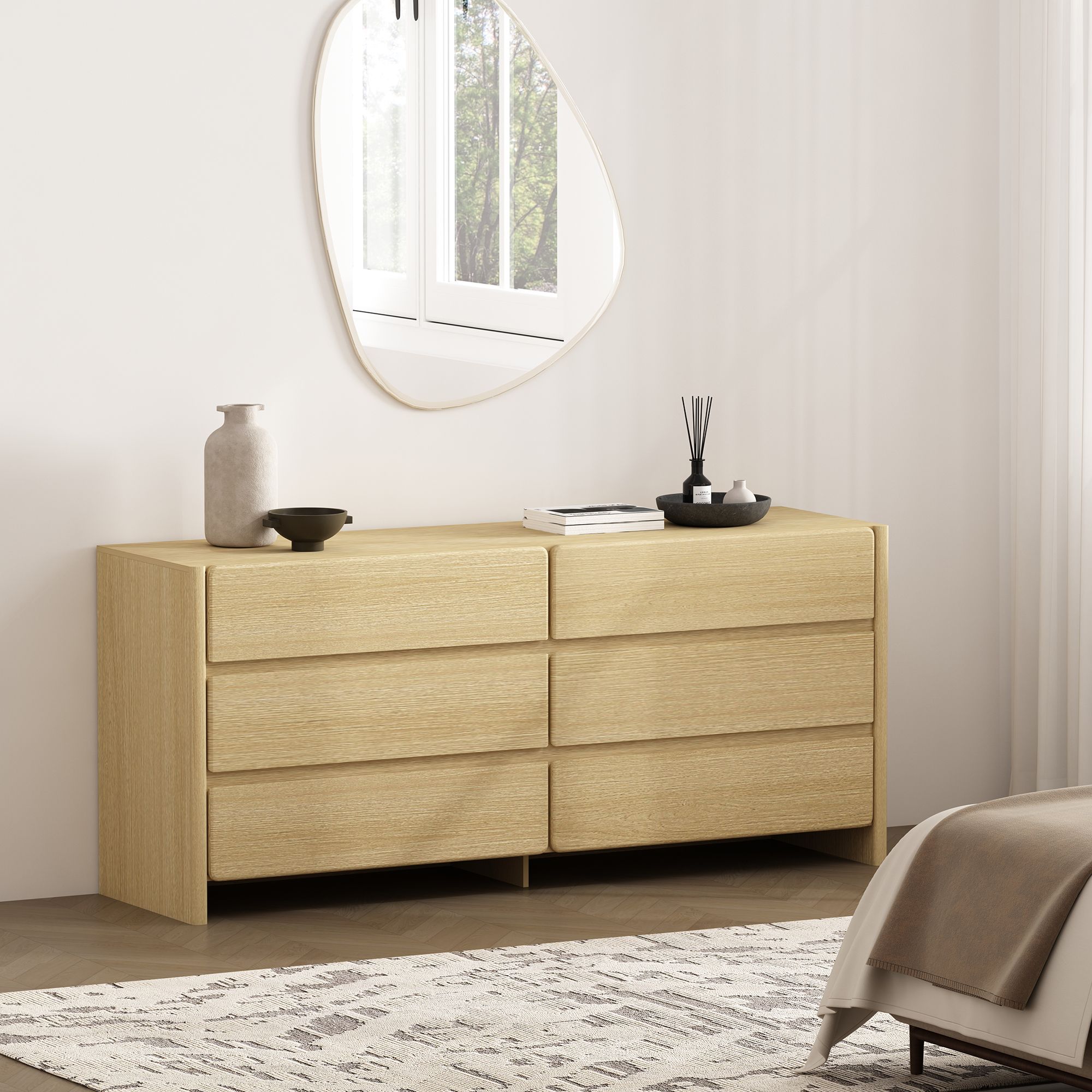 Linda Modern 72" Double Wide Dresser