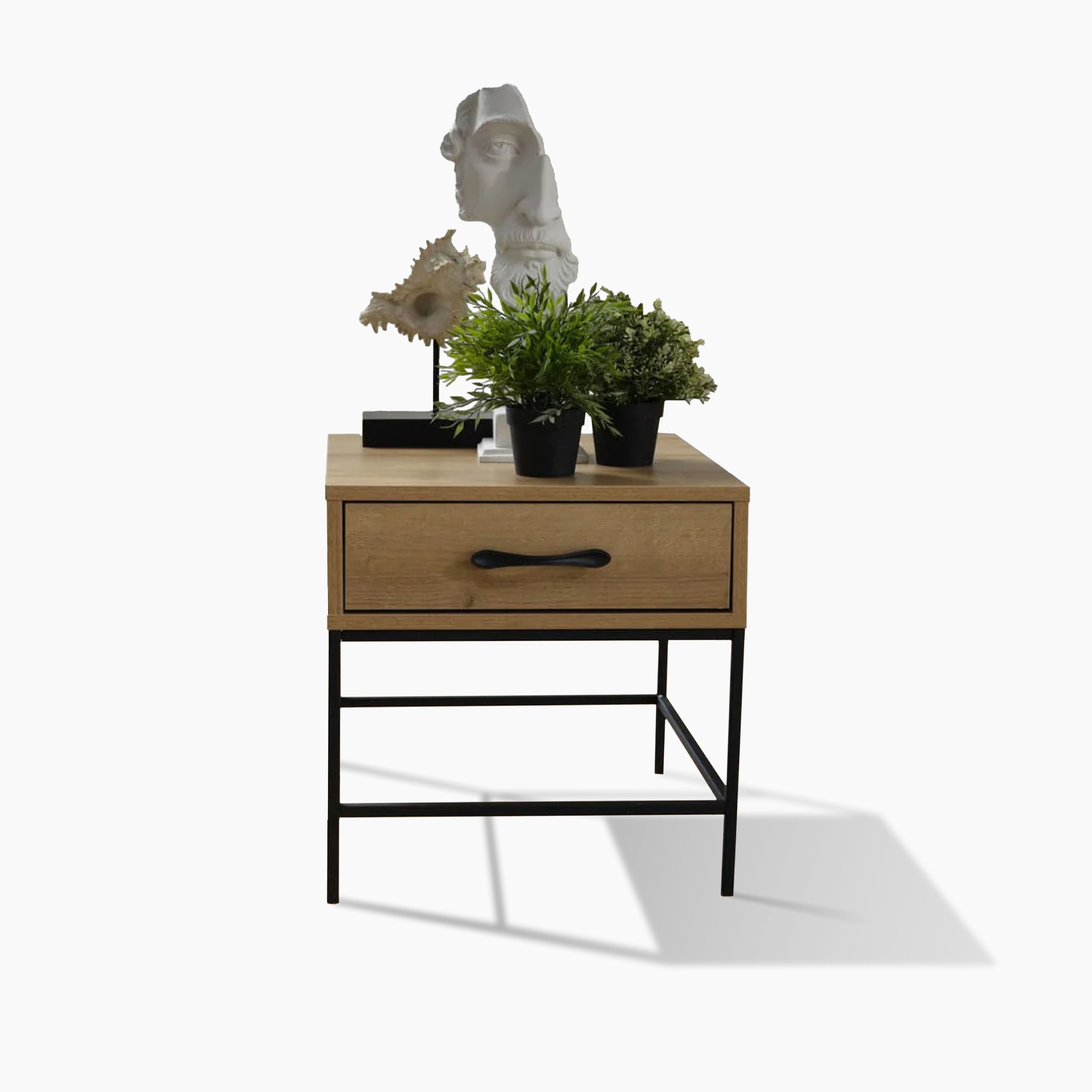 Versatile Drift Side Table with a sleek design, perfect for living rooms, bedrooms, and home offices.