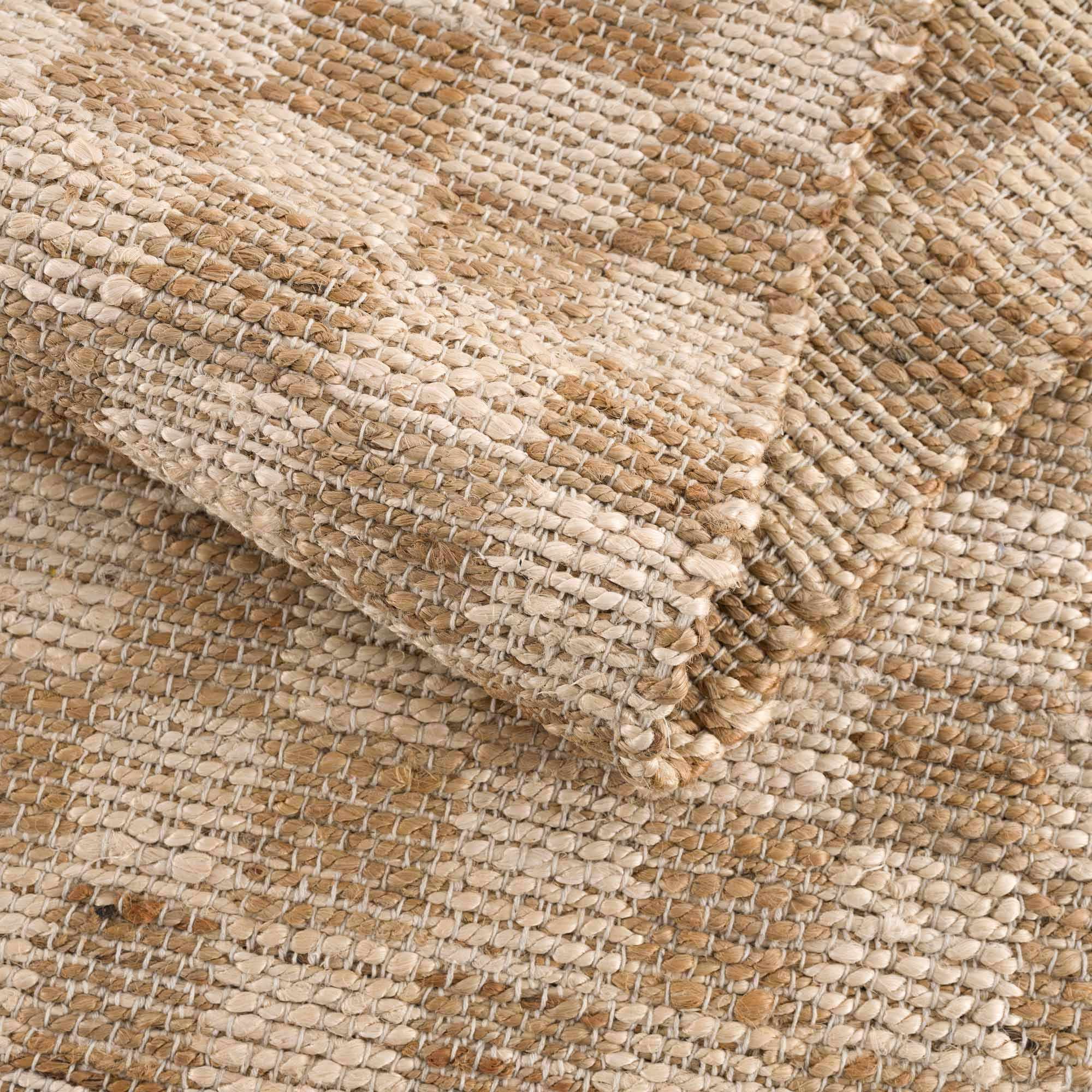 Ionut Checkered Jute Area Rug