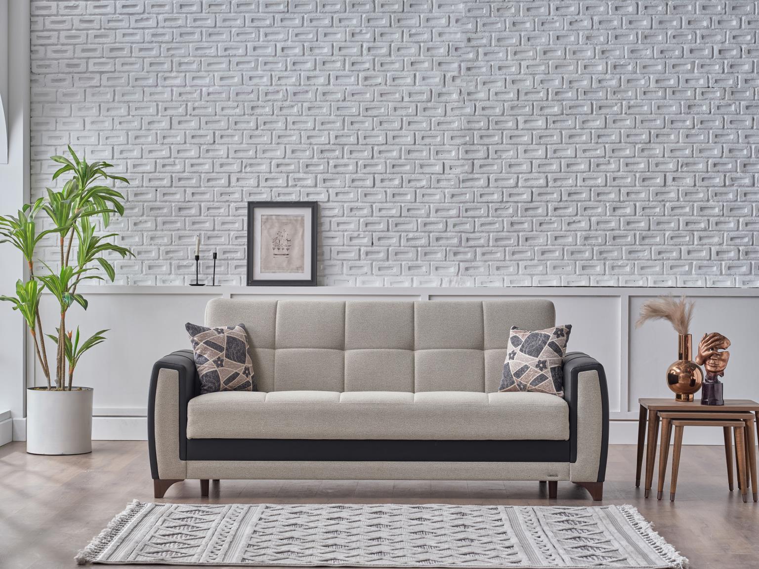 Experience luxury with the Dublin Sleeper Sofa, upholstered in high-quality Chanelle fabric for added comfort.