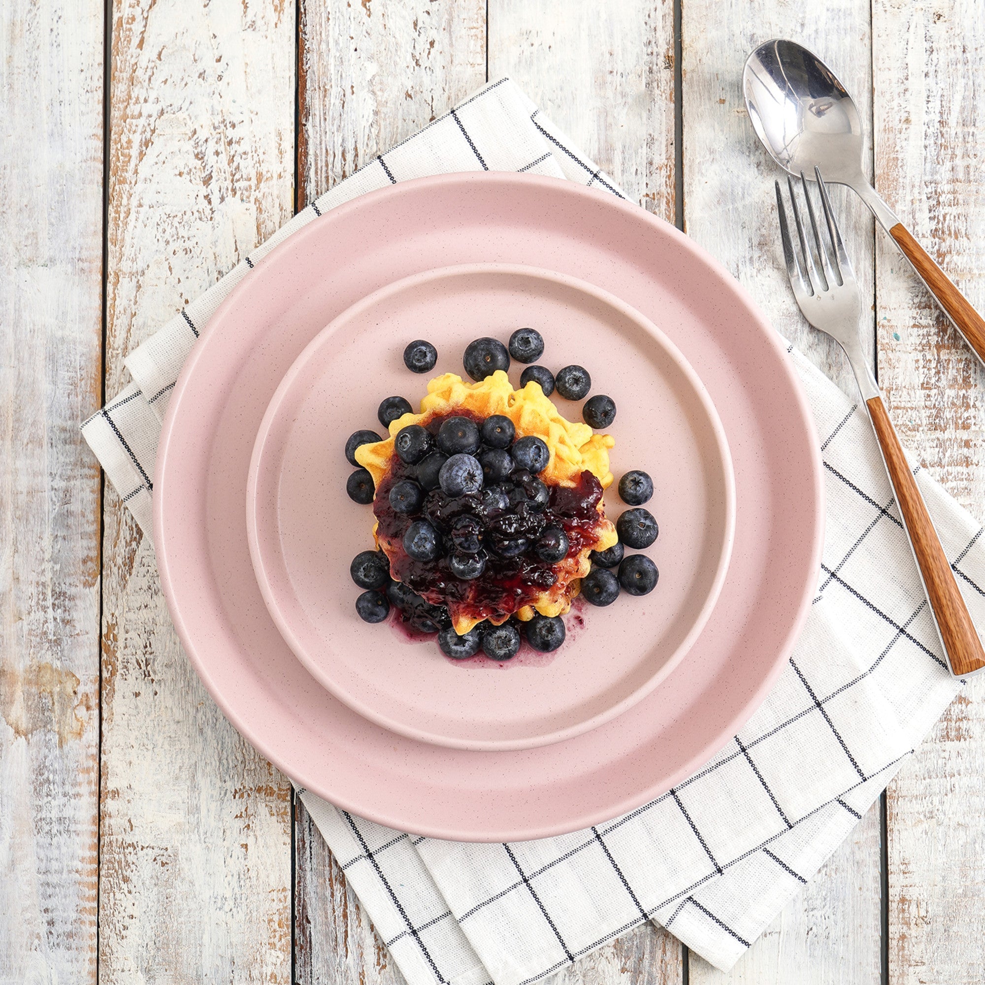 Albie Stoneware Dinner Plate - Pink