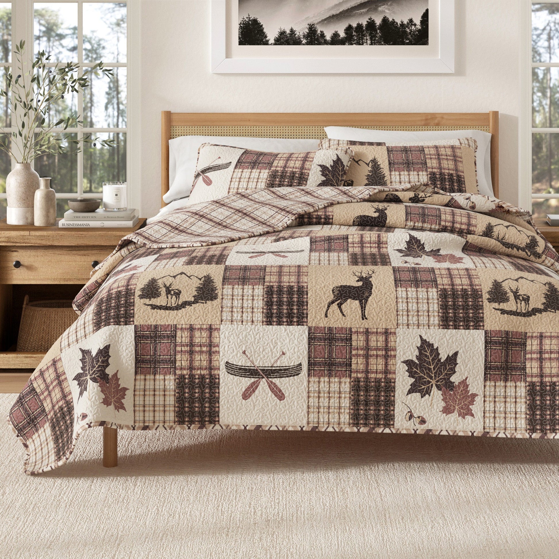 Redwood Lodge 3 Piece Quilt Set - Best Buy Furniture