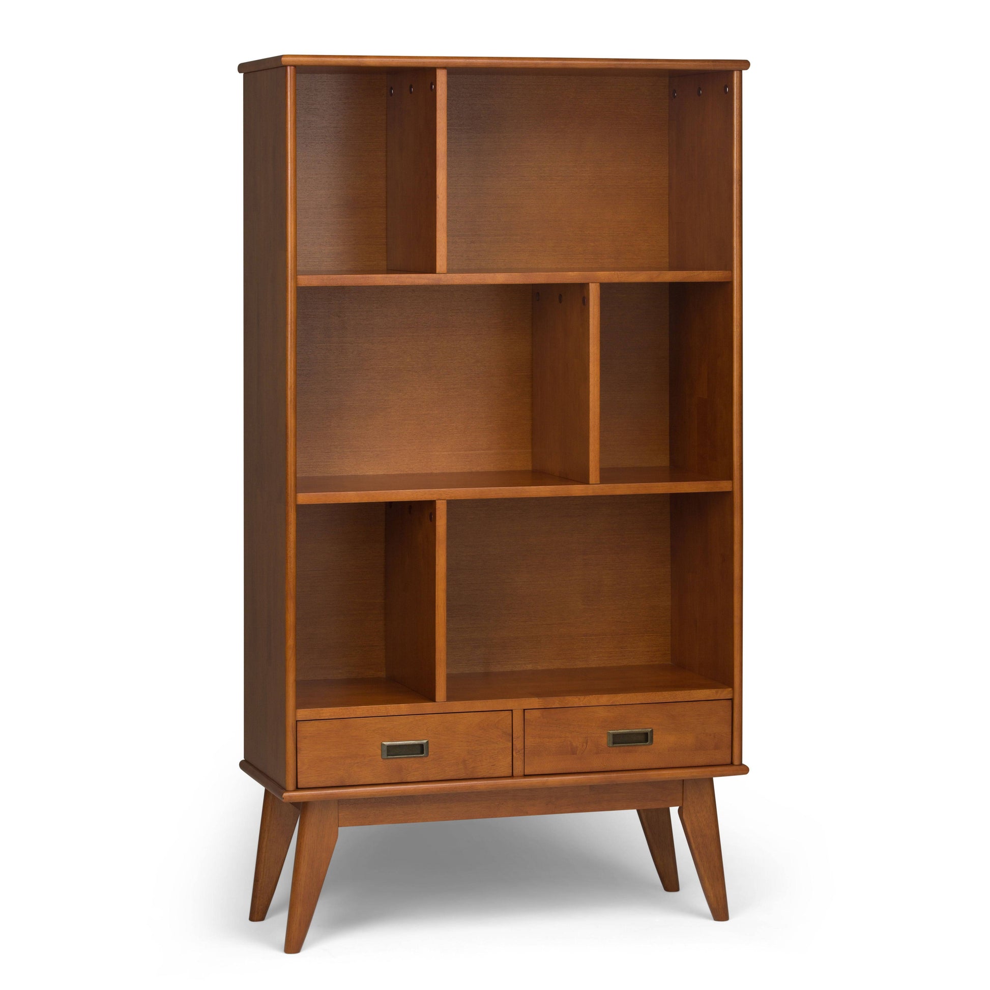 Draper - Mid Century Wide Bookcase And Storage Unit - Best Buy Furniture