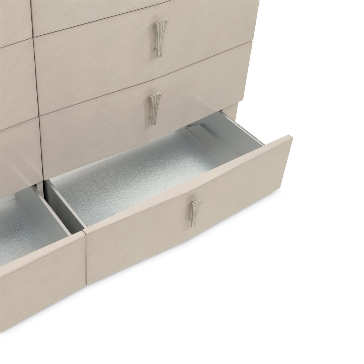 Fantosini - 10-Drawer Mule Chest - Silver Mist