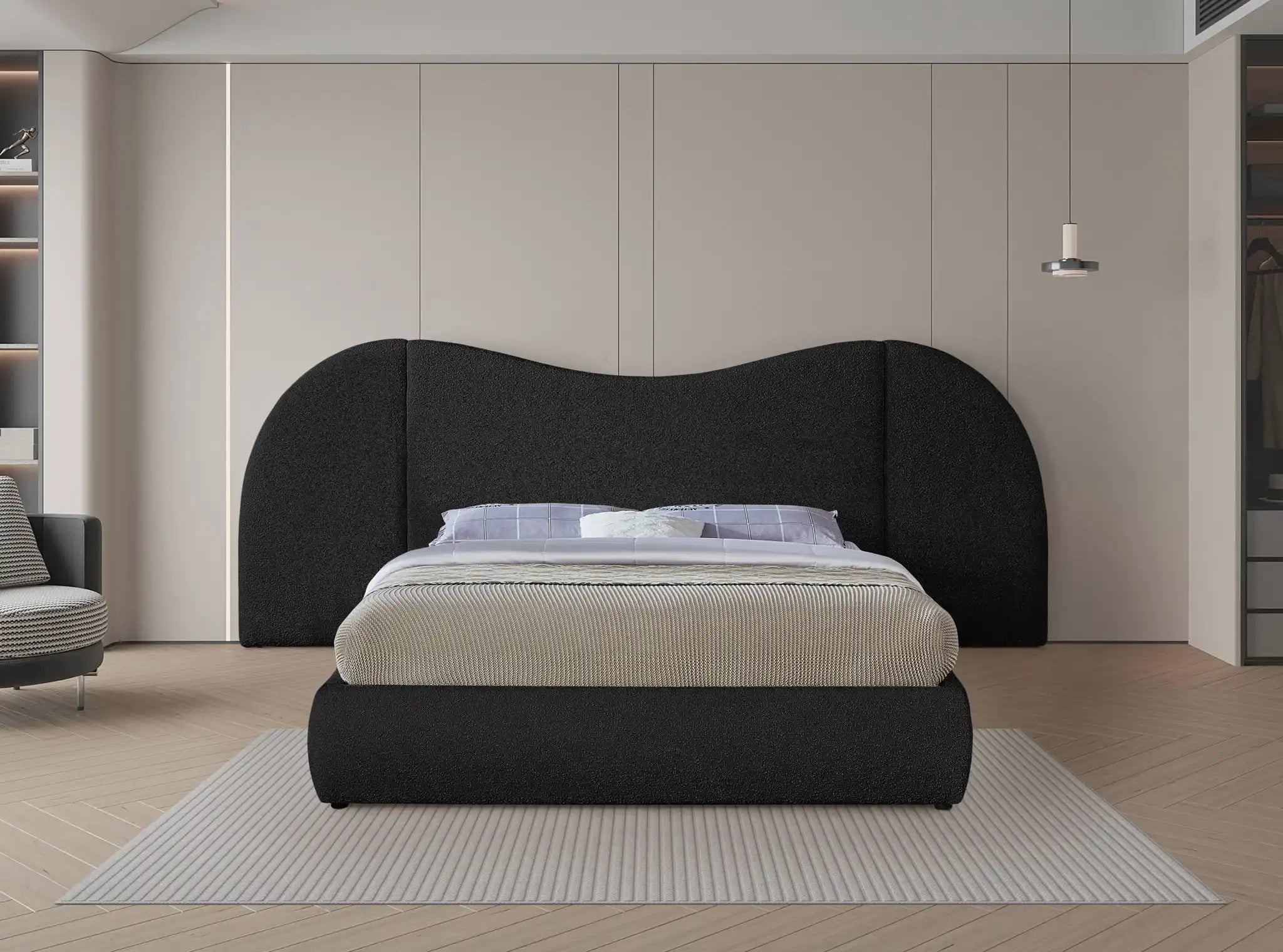 Everest - Boucle Fabric Bed