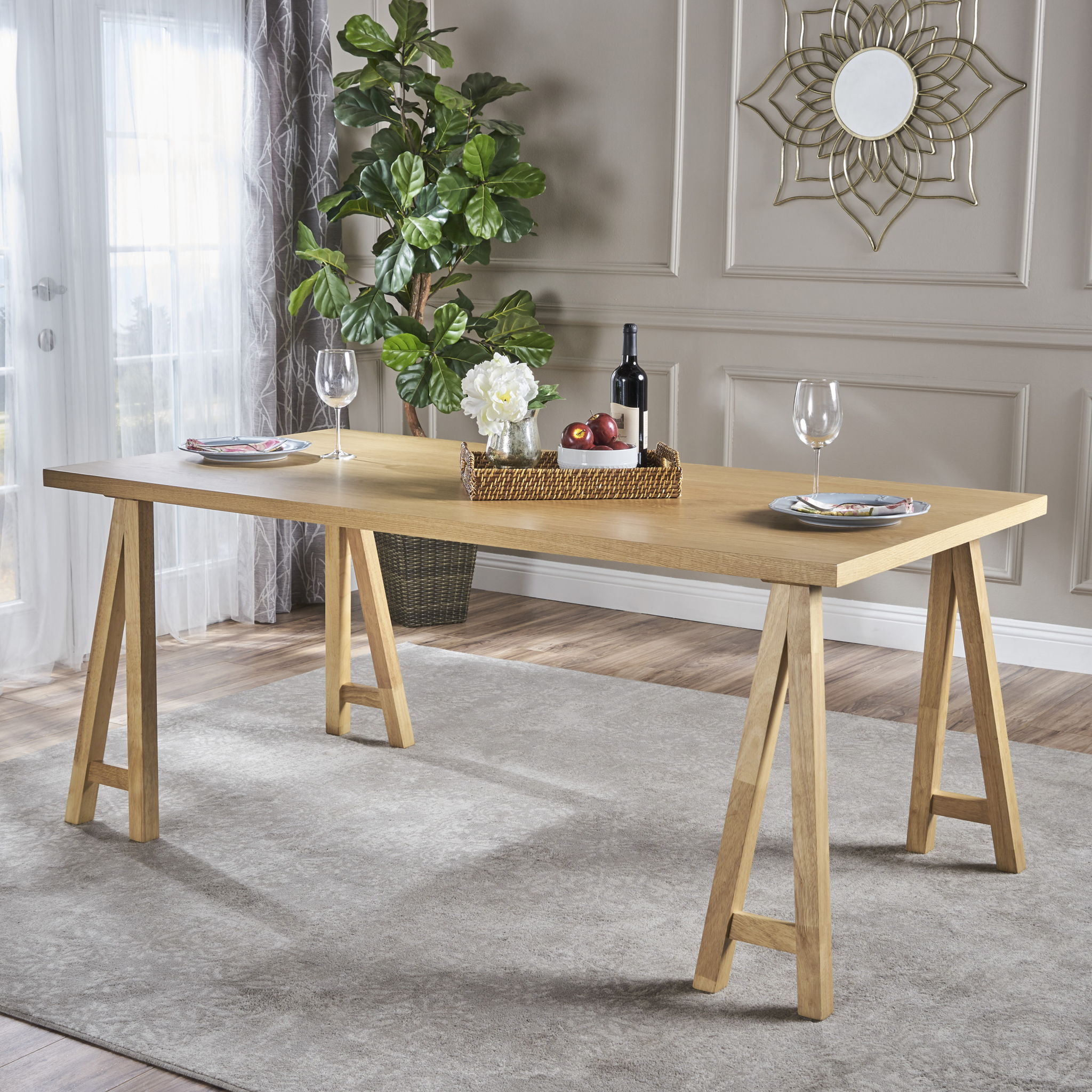 Elegant Dining Table Versatile Use