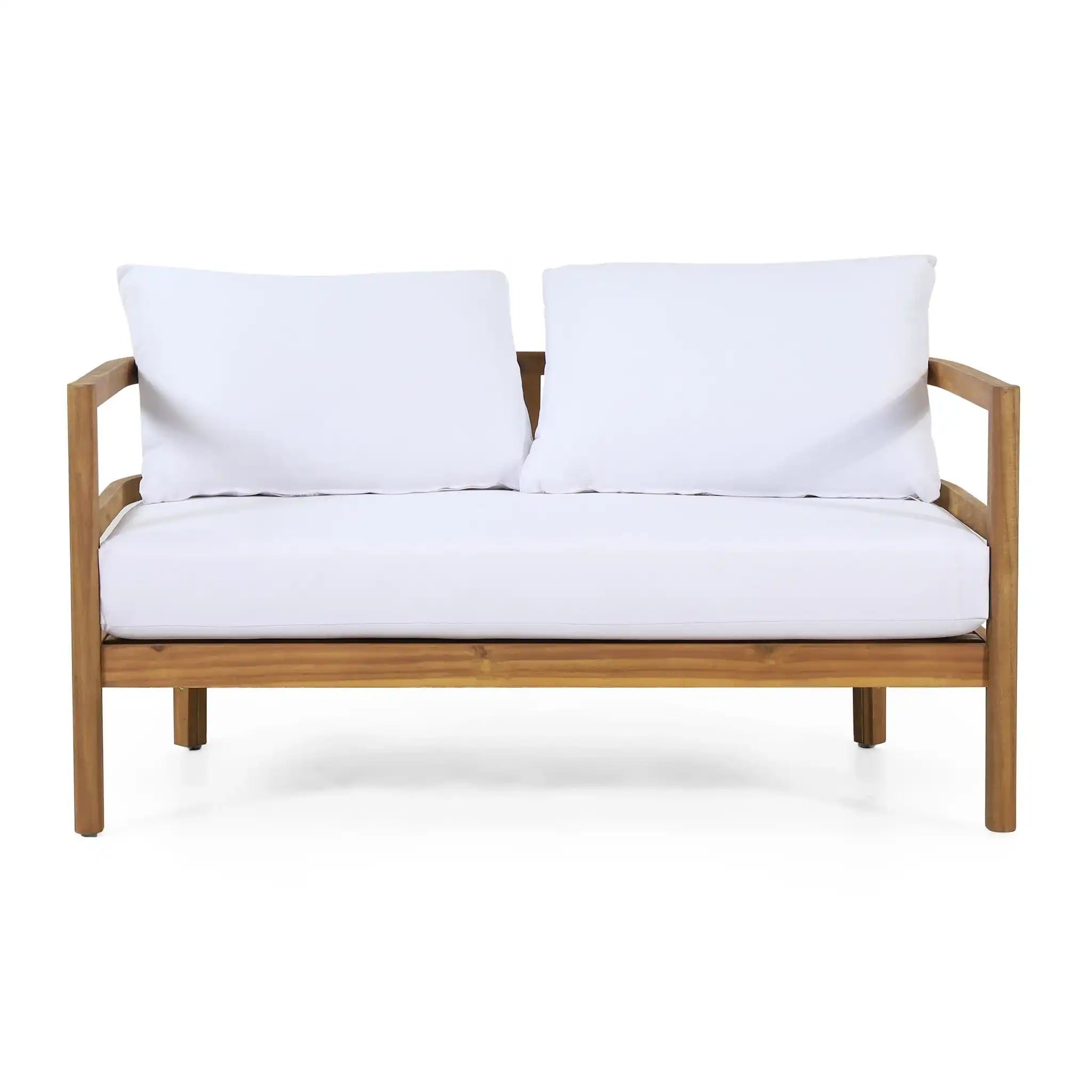 Outdoor Furniture With Coffee Table, Patio Conversation Set Deep Seating With Soft Cushion