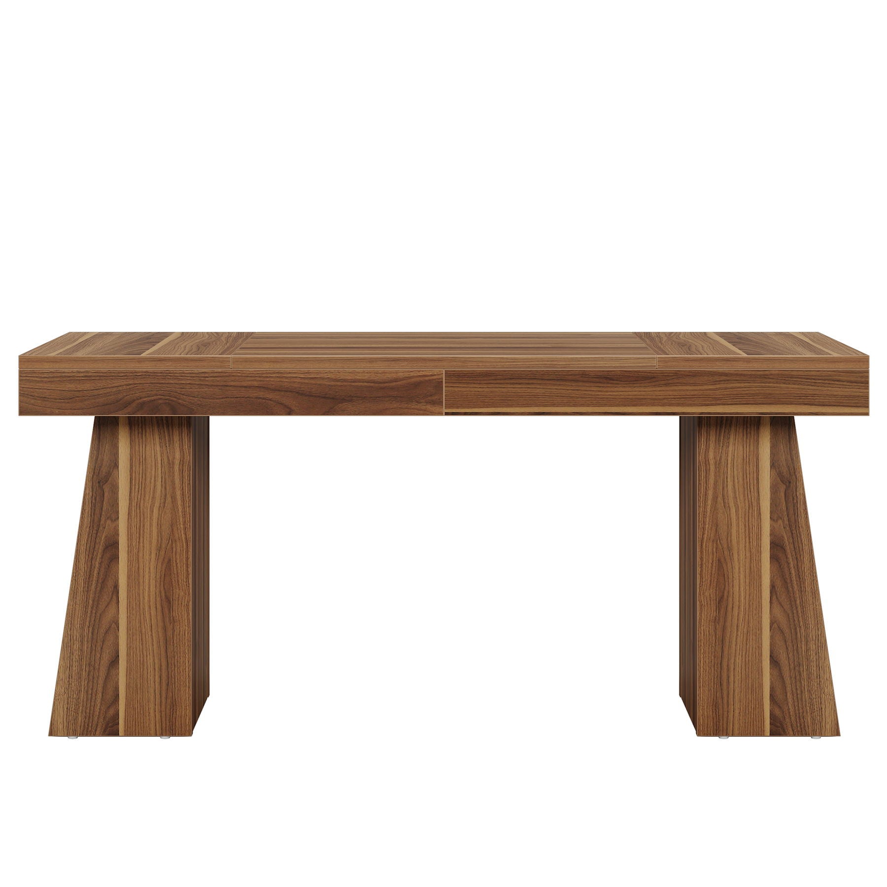 Executive Desk, Workstation With Double Trapezoid Base