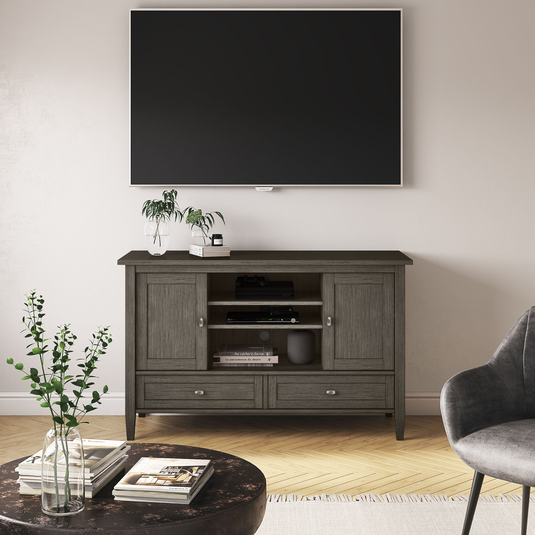 Warm Shaker - TV Media Stand Handcrafted
