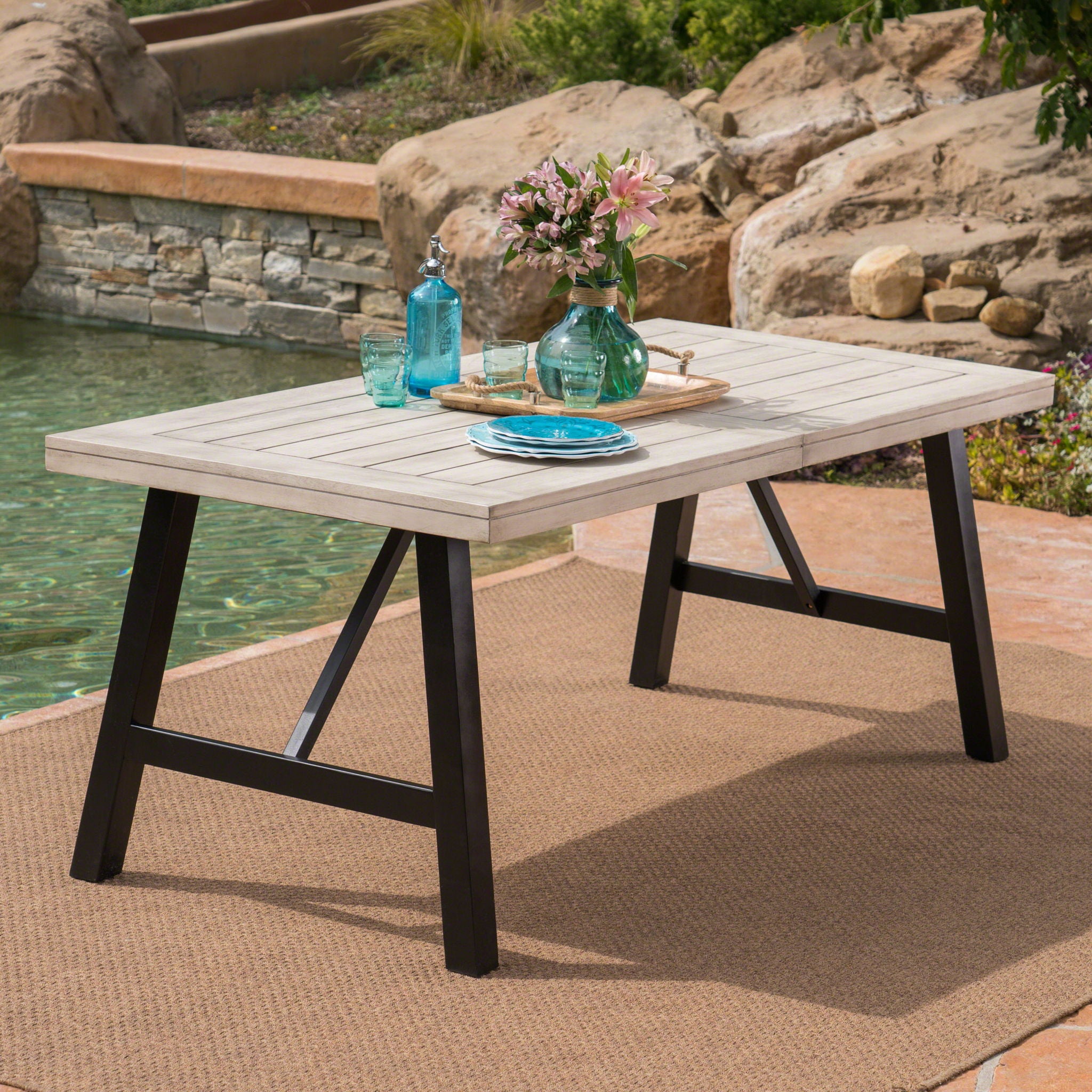 Bettina - Dining Table - Gray