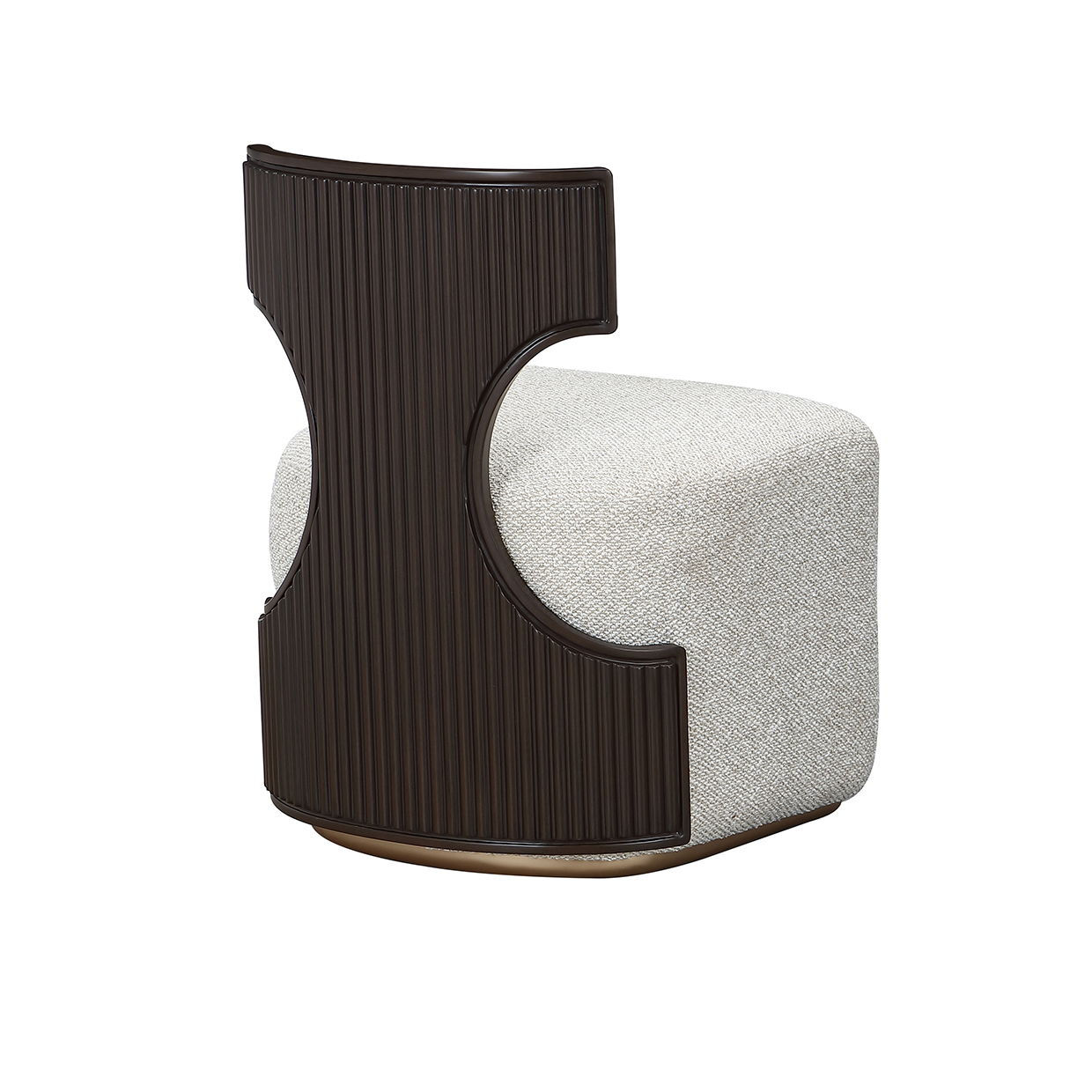 West Kensington - Vanity Chair - Buff / Medium Espresso
