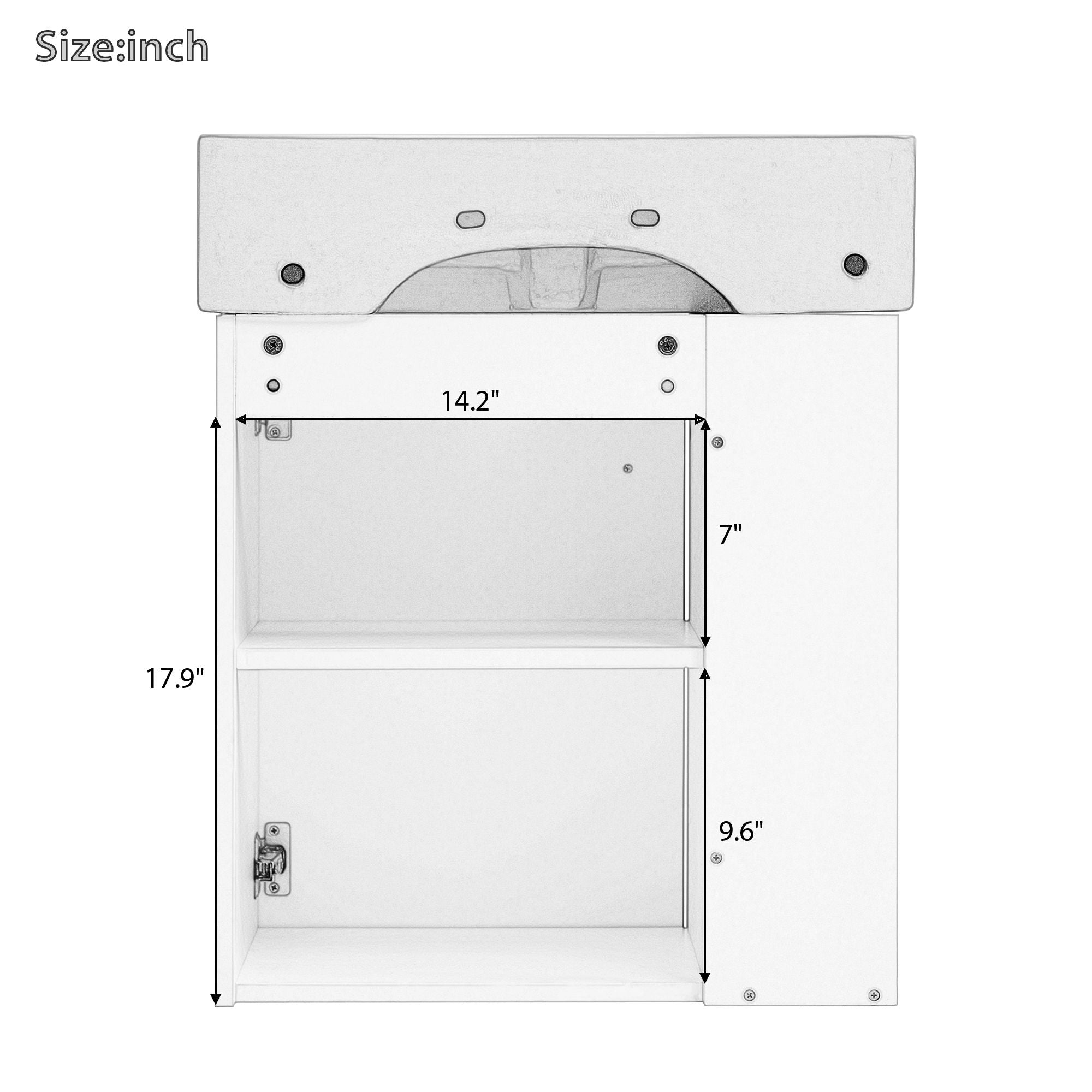 Modern Floating Bathroom Vanity With Ceramic Basin Perfect For Small Bathrooms