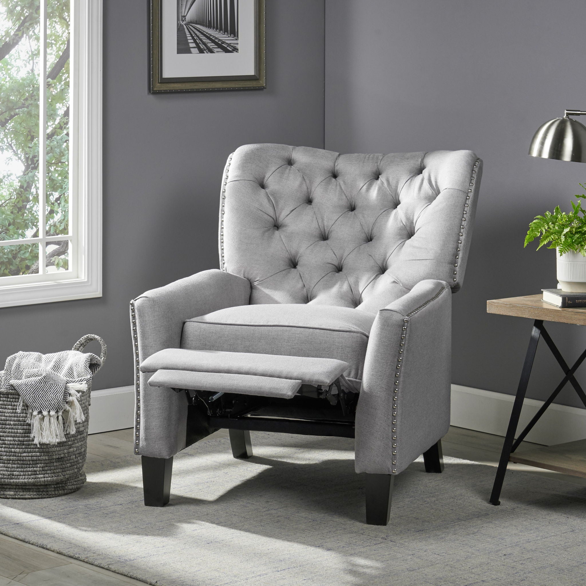 Modern Push Back Recliner