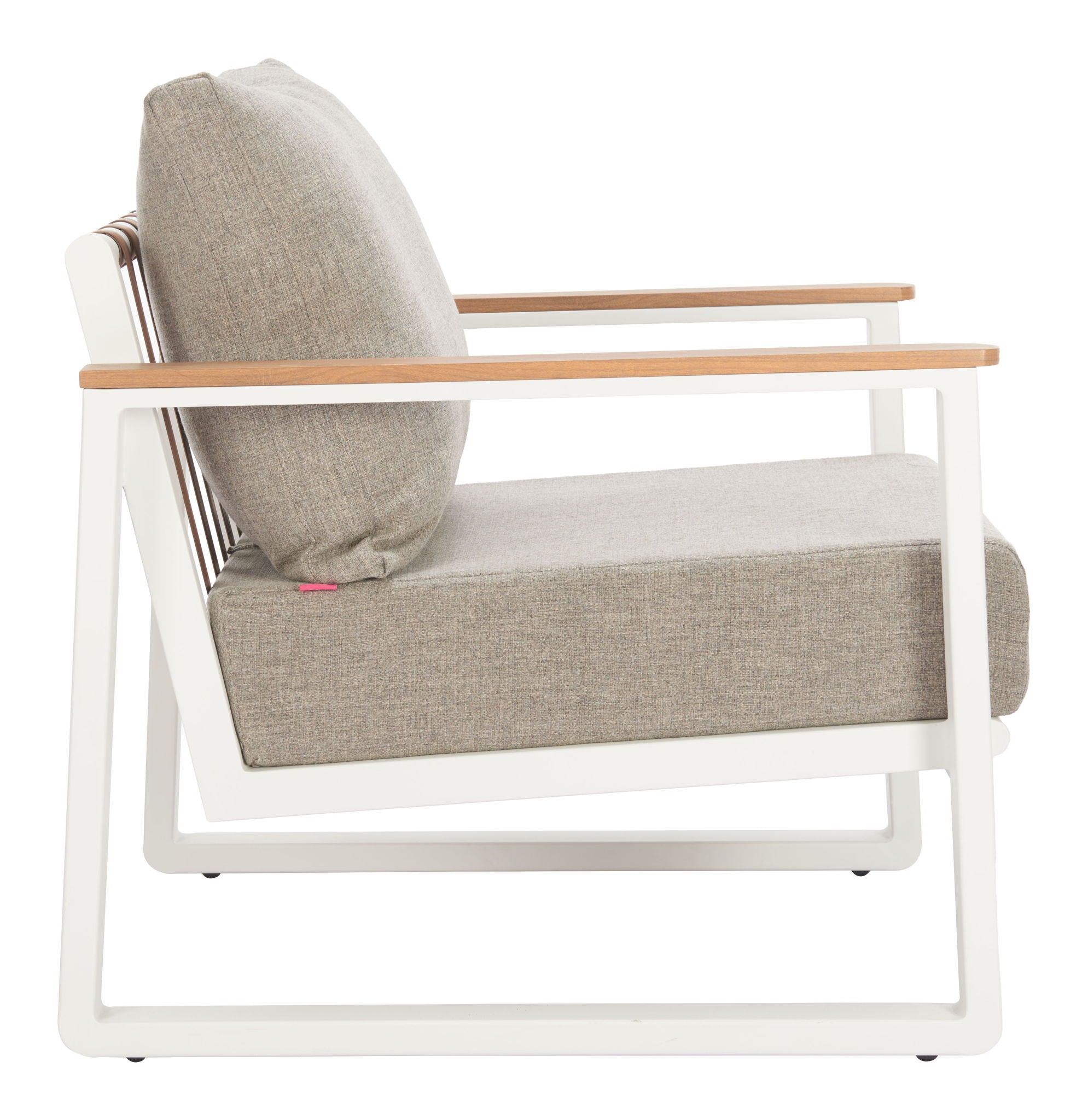 Welt - Outdoor Armchair - Taupe & White