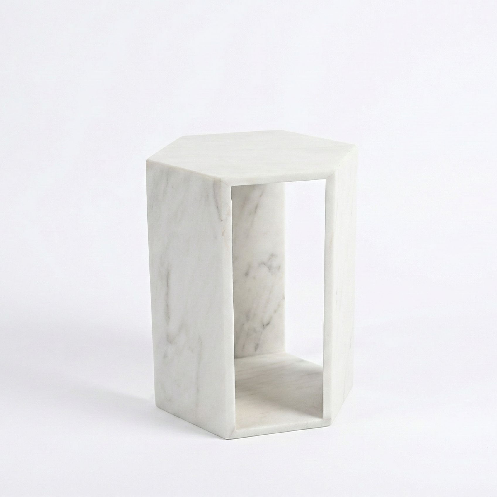Modern Minimalist Hexagon Side Table